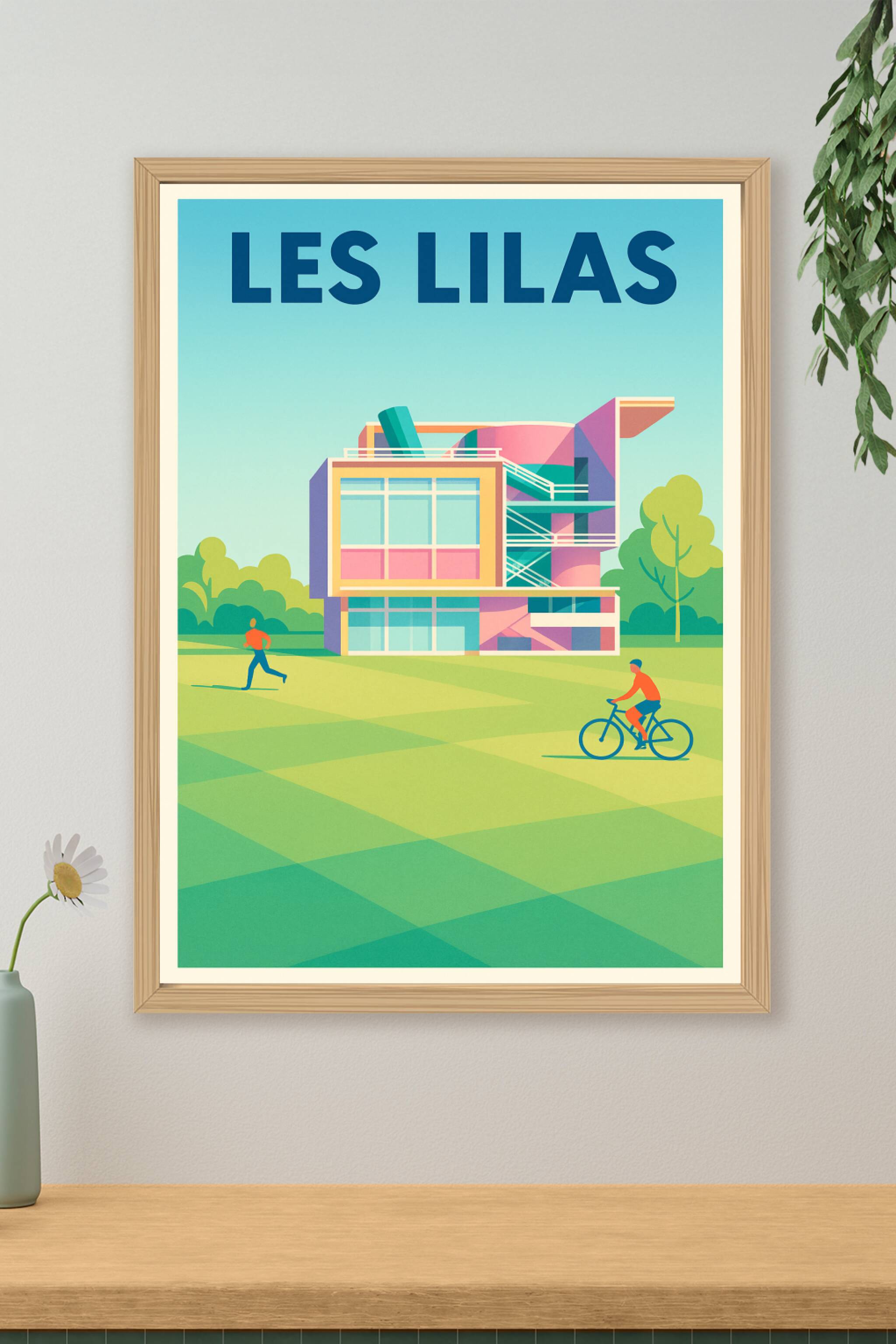 Affiche de Les Lilas - Une escapade architecturale moderne