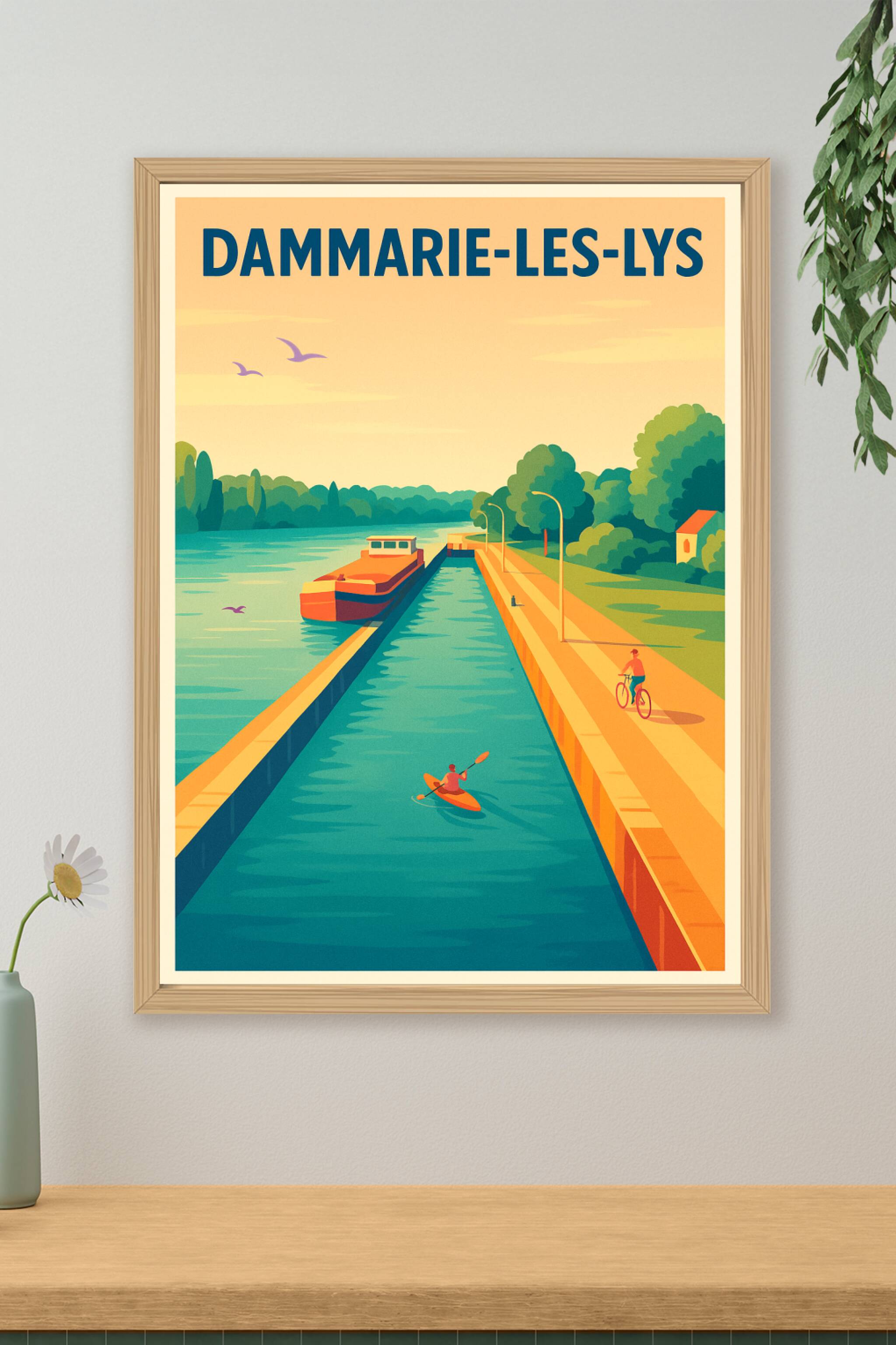 Affiche de Dammarie-les-Lys - Évasion au fil de l'eau