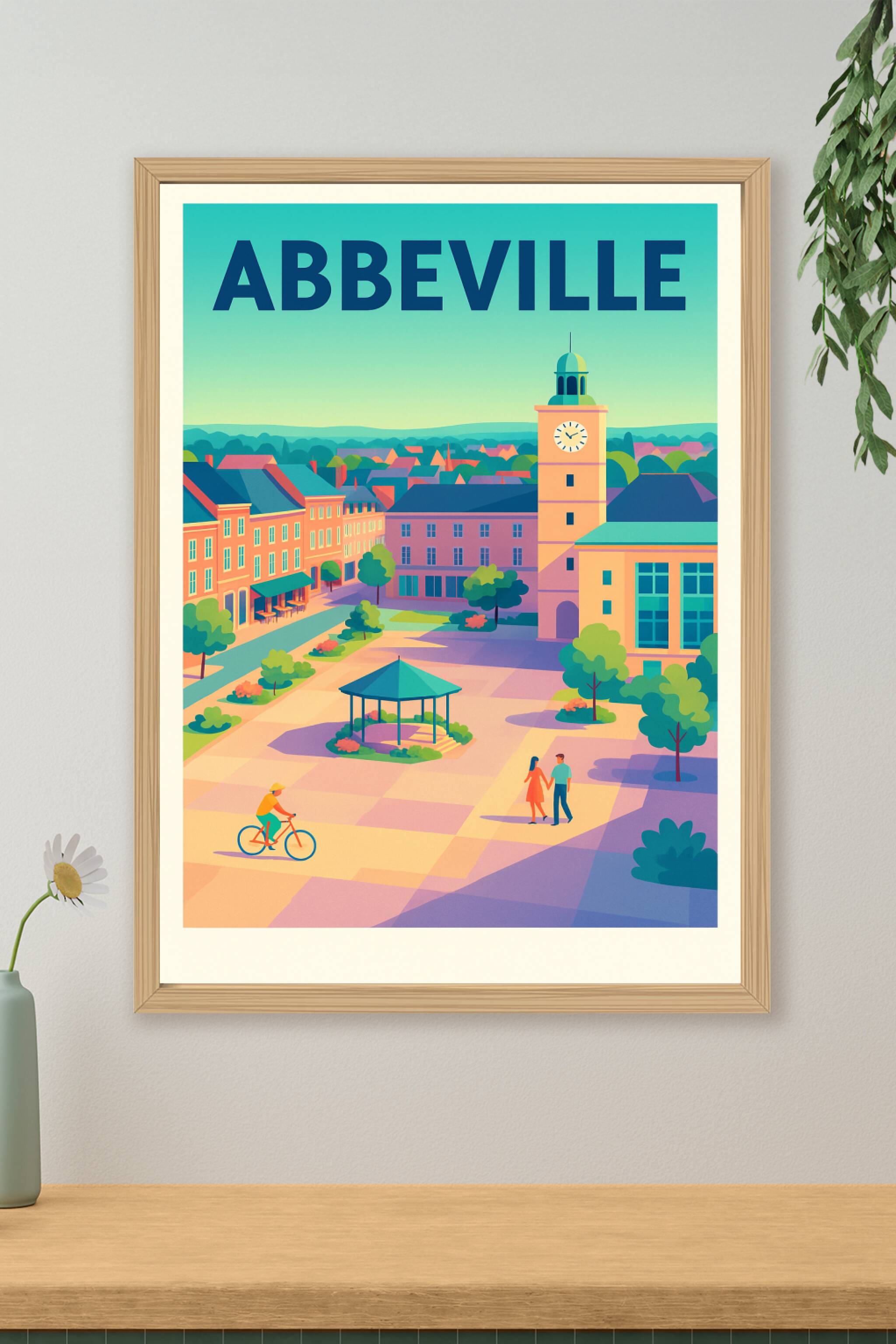 Affiche de Abbeville - Évasion bucolique au cœur de la ville