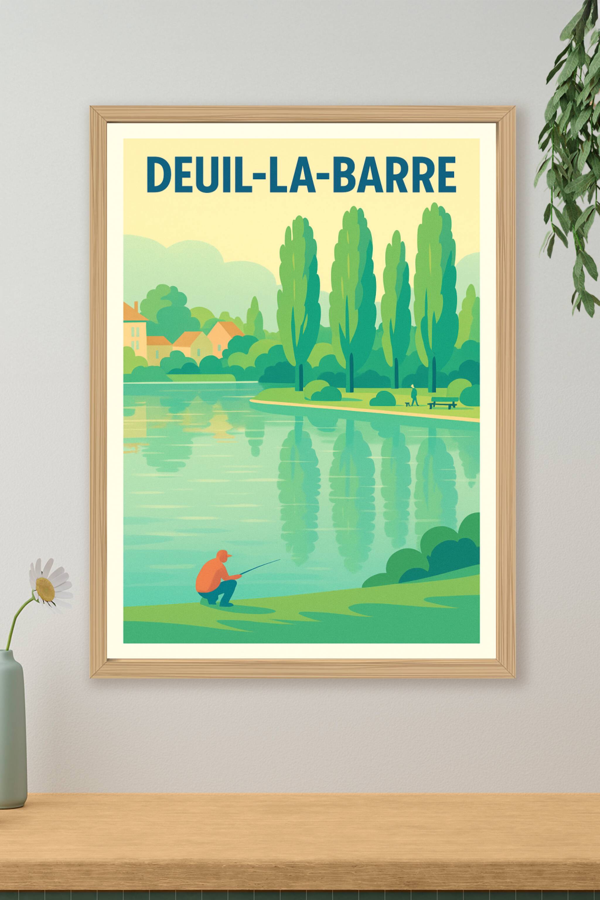 Affiche de Deuil-la-Barre - Tranquillité au bord de l'eau