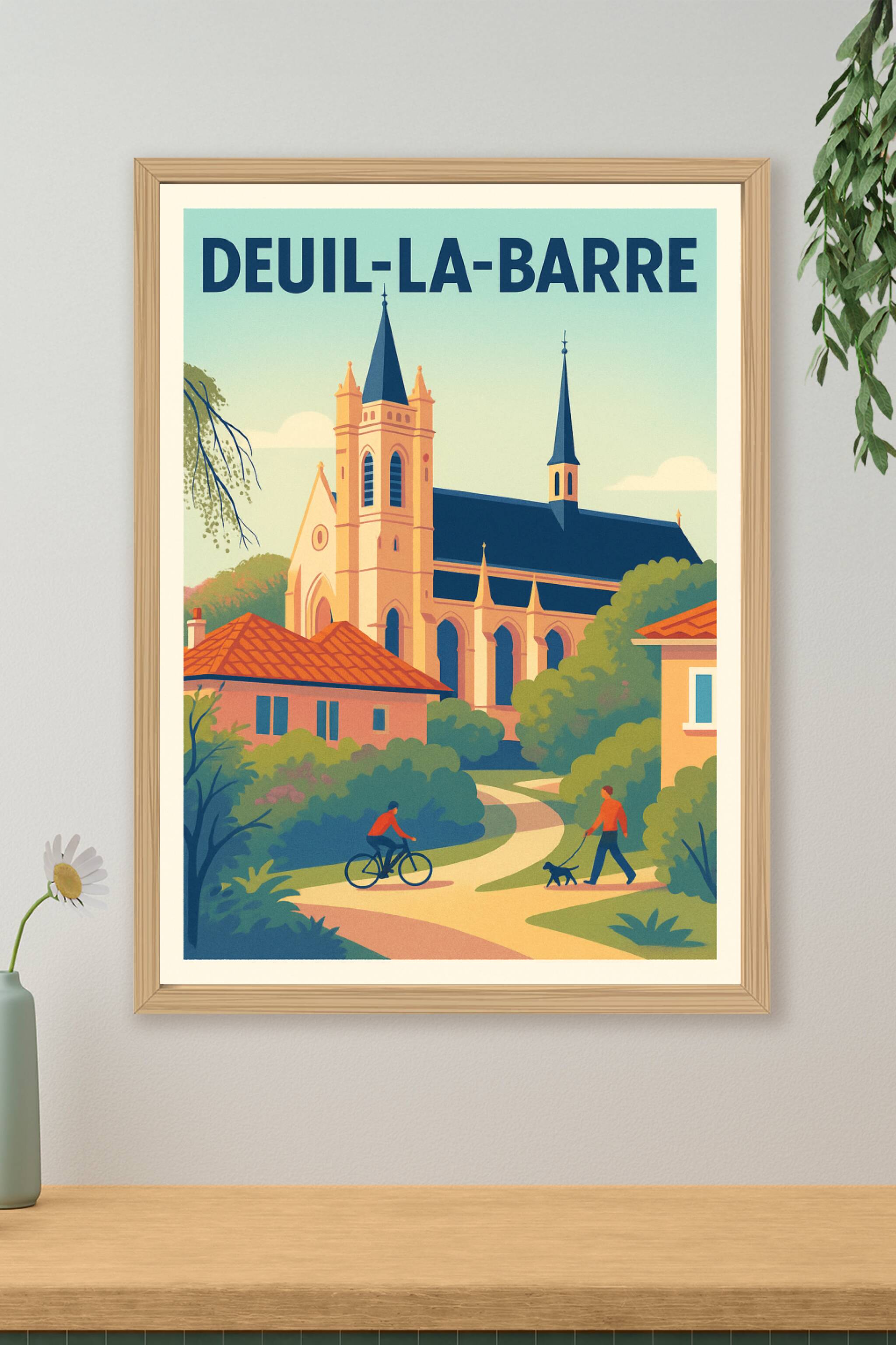 Affiche de Deuil-la-Barre - Charme paisible et architectural