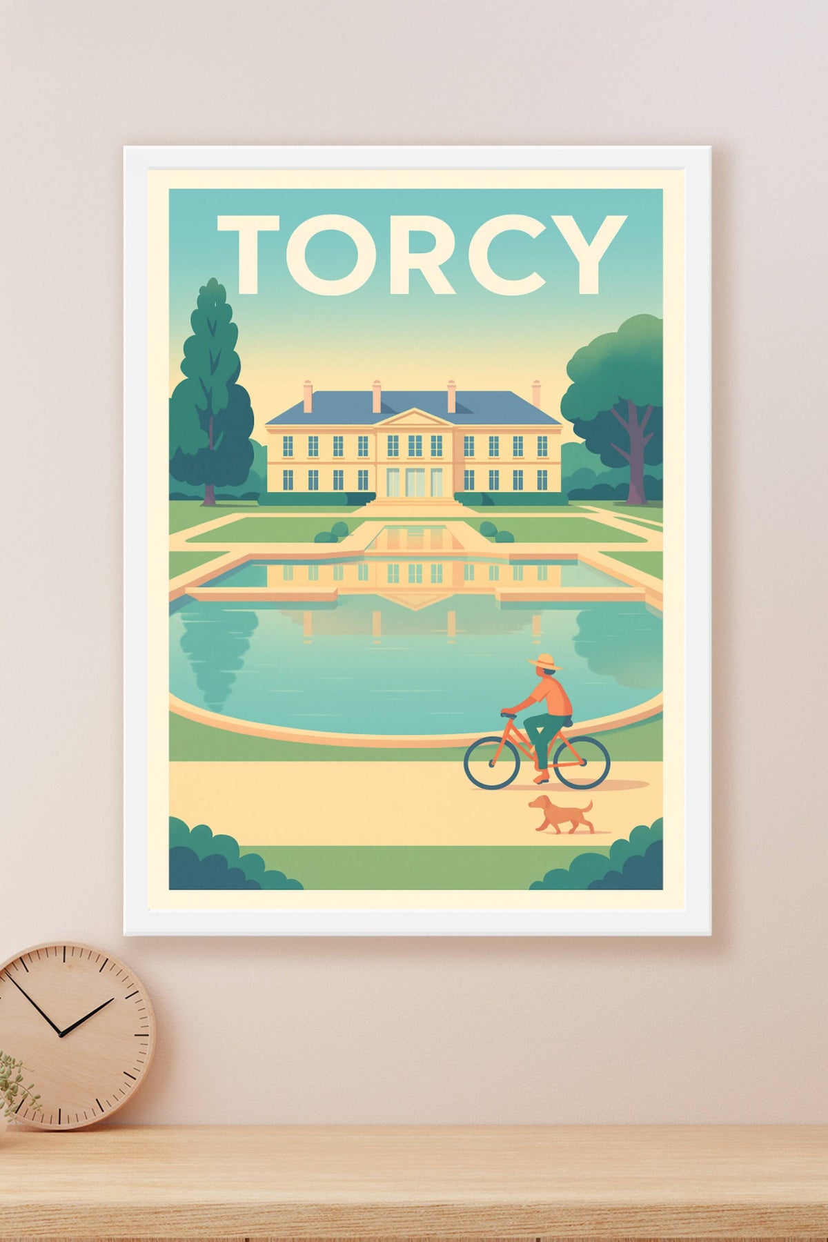 Affiche Torcy — Élégance et Sérénité au Château · poster d'art de Torcy
