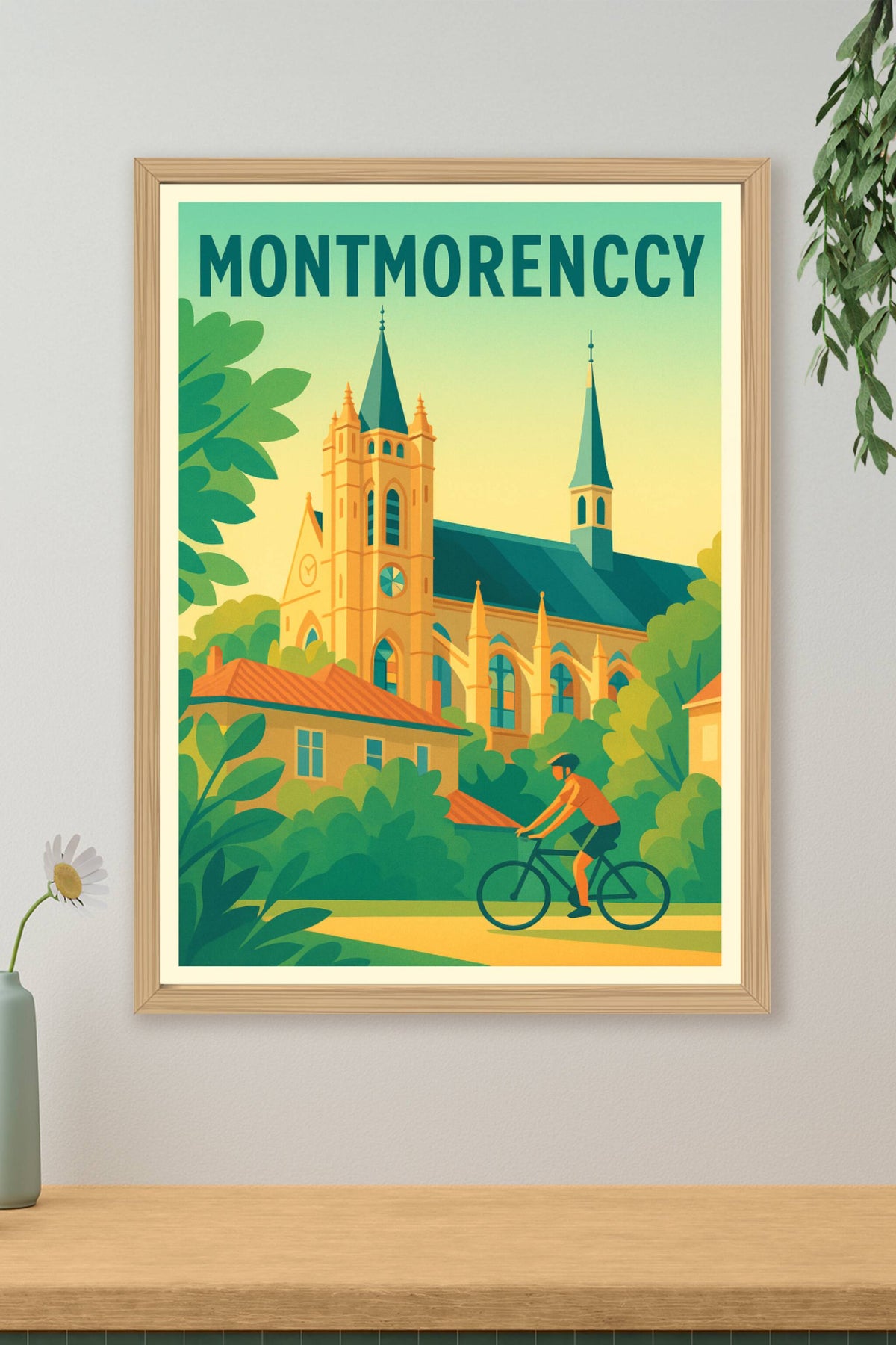 Affiche Montmorency — Évasion au cœur du patrimoine · poster d'art de Montmorency