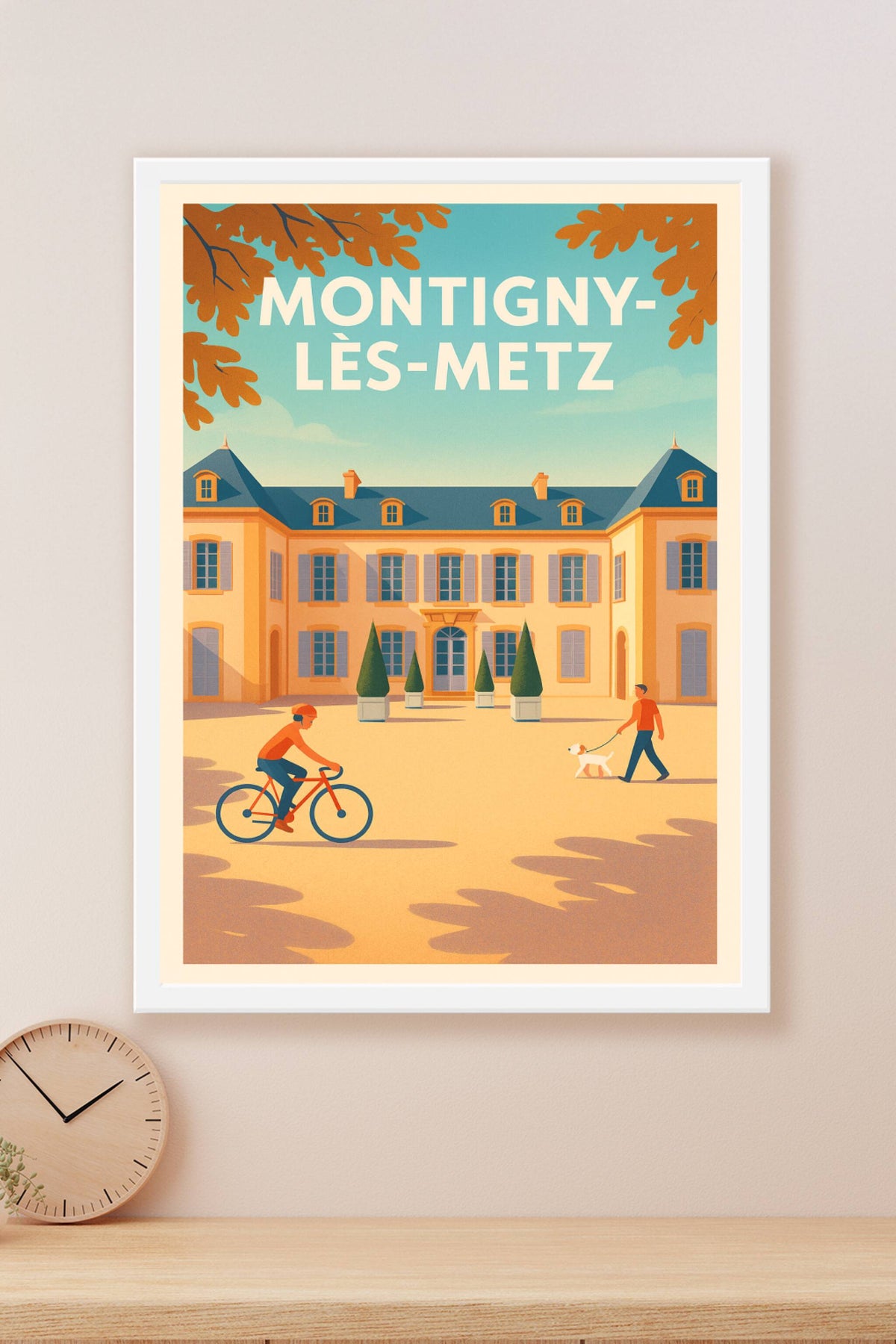Affiche Montigny-lès-Metz — Charme et sérénité au cœur de la ville · poster d'art de Montigny-lès-Metz