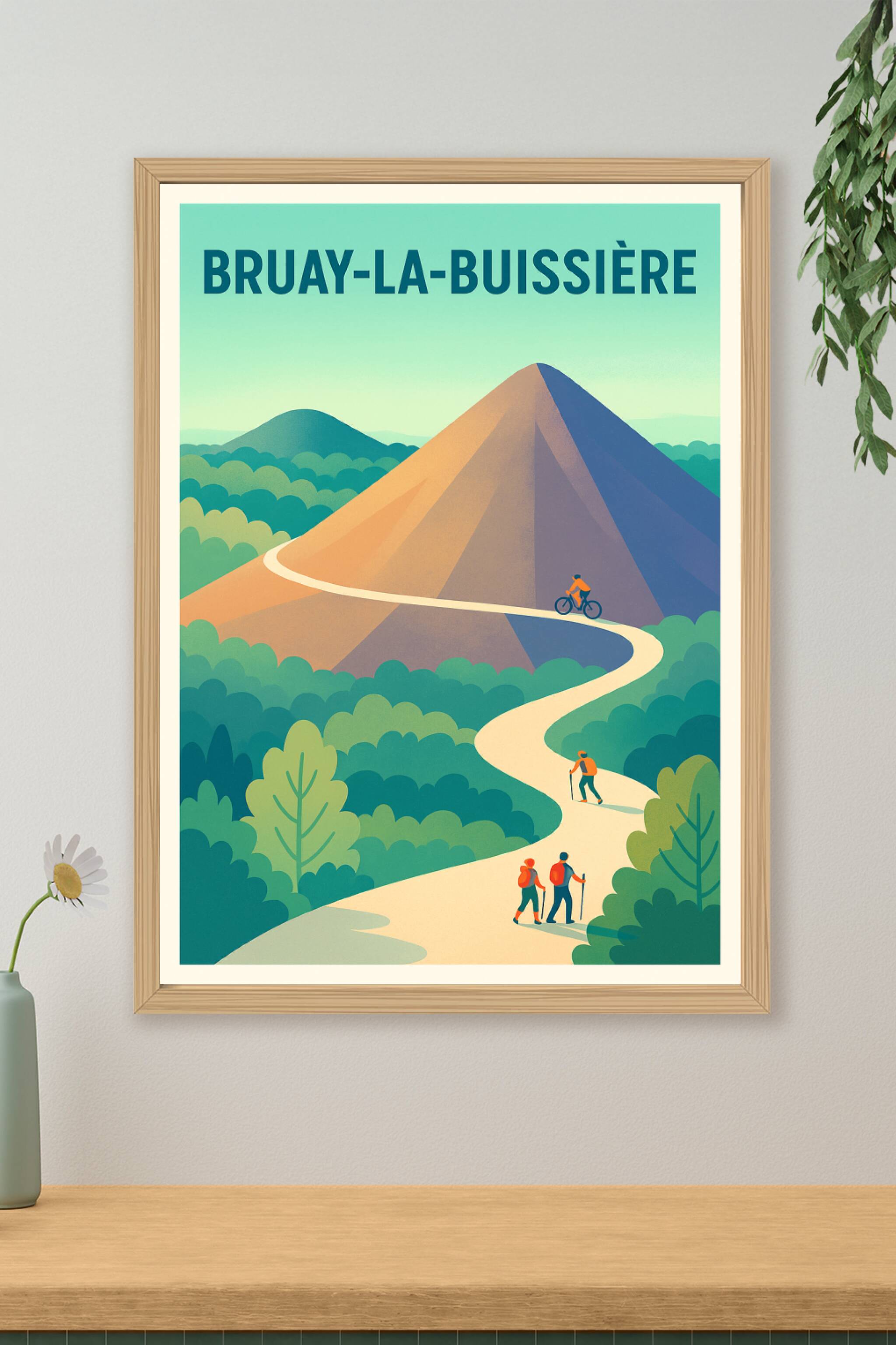 Affiche de Bruay-la-Buissière - L'appel de la nature en pleine ascension