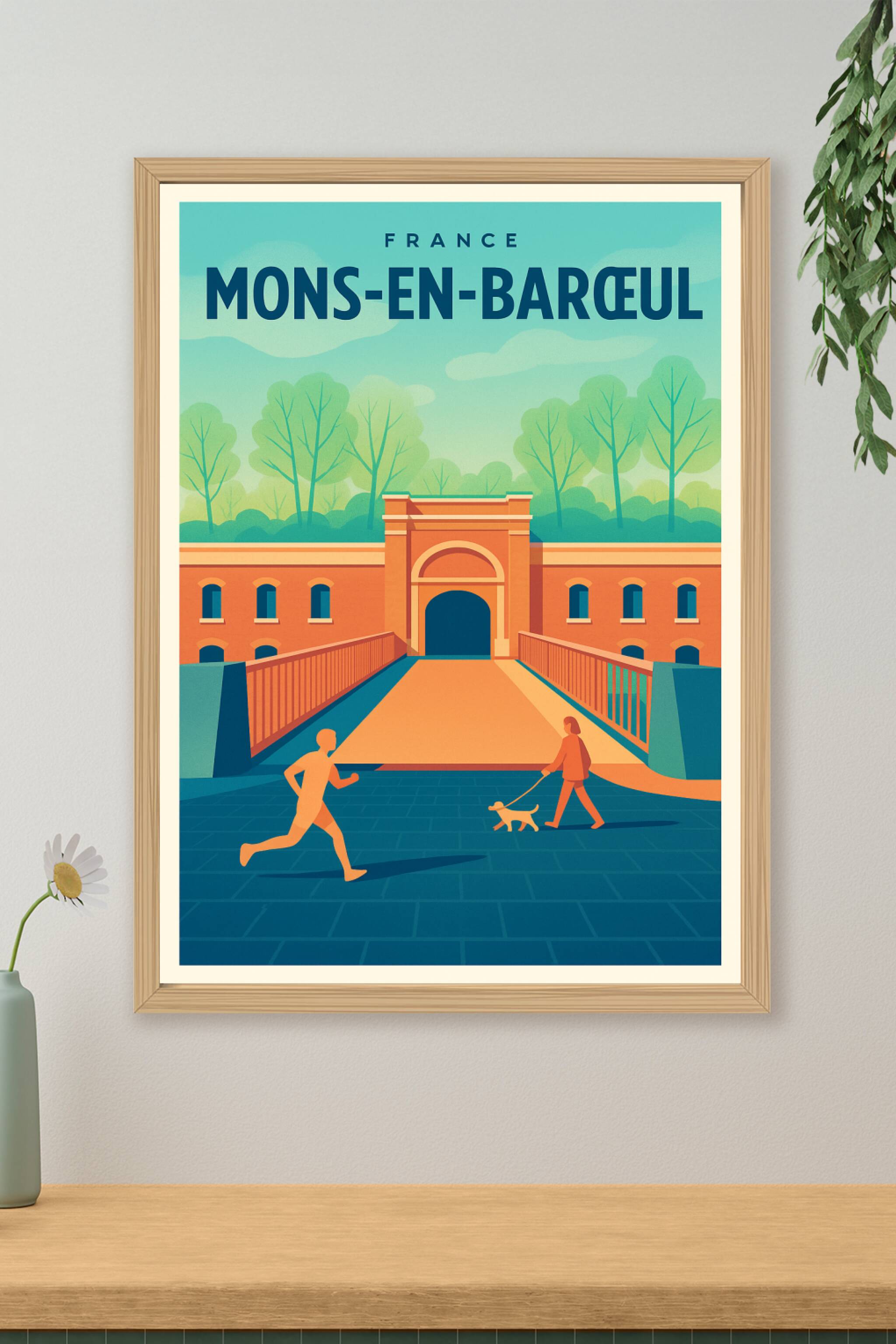 Affiche de Mons-en-Barœul - Charme et sérénité au cœur de la ville