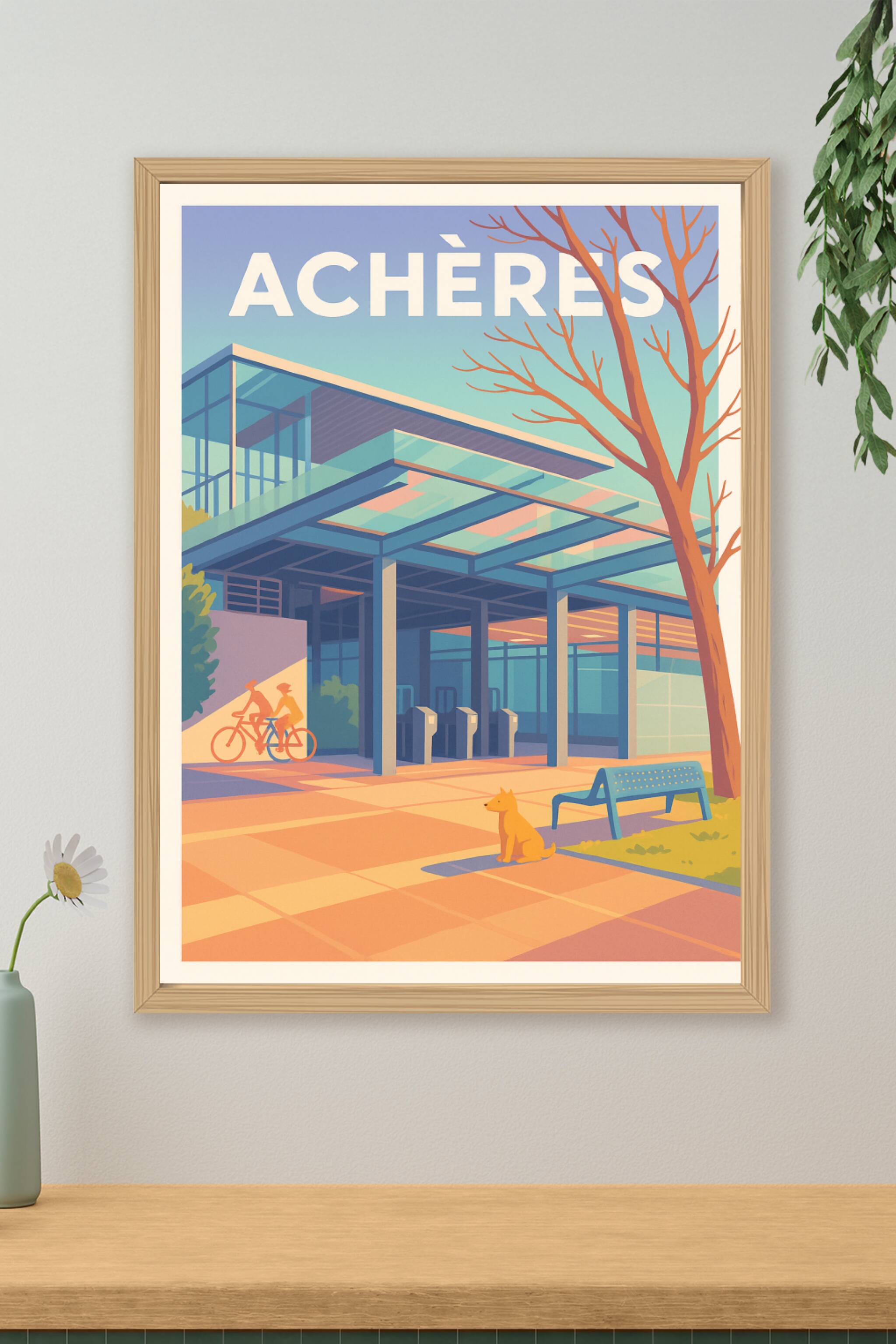 Affiche de Achères - L'élégance moderne au quotidien