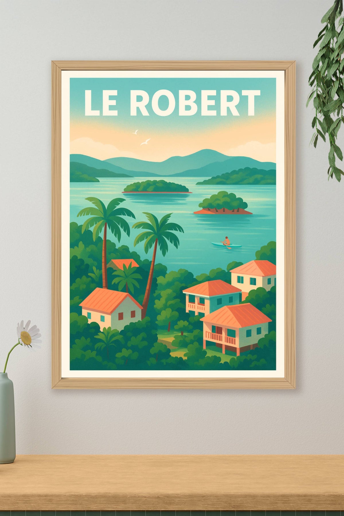 Affiche Le Robert — Évasion tropicale au cœur de la nature · poster d'art de Le Robert