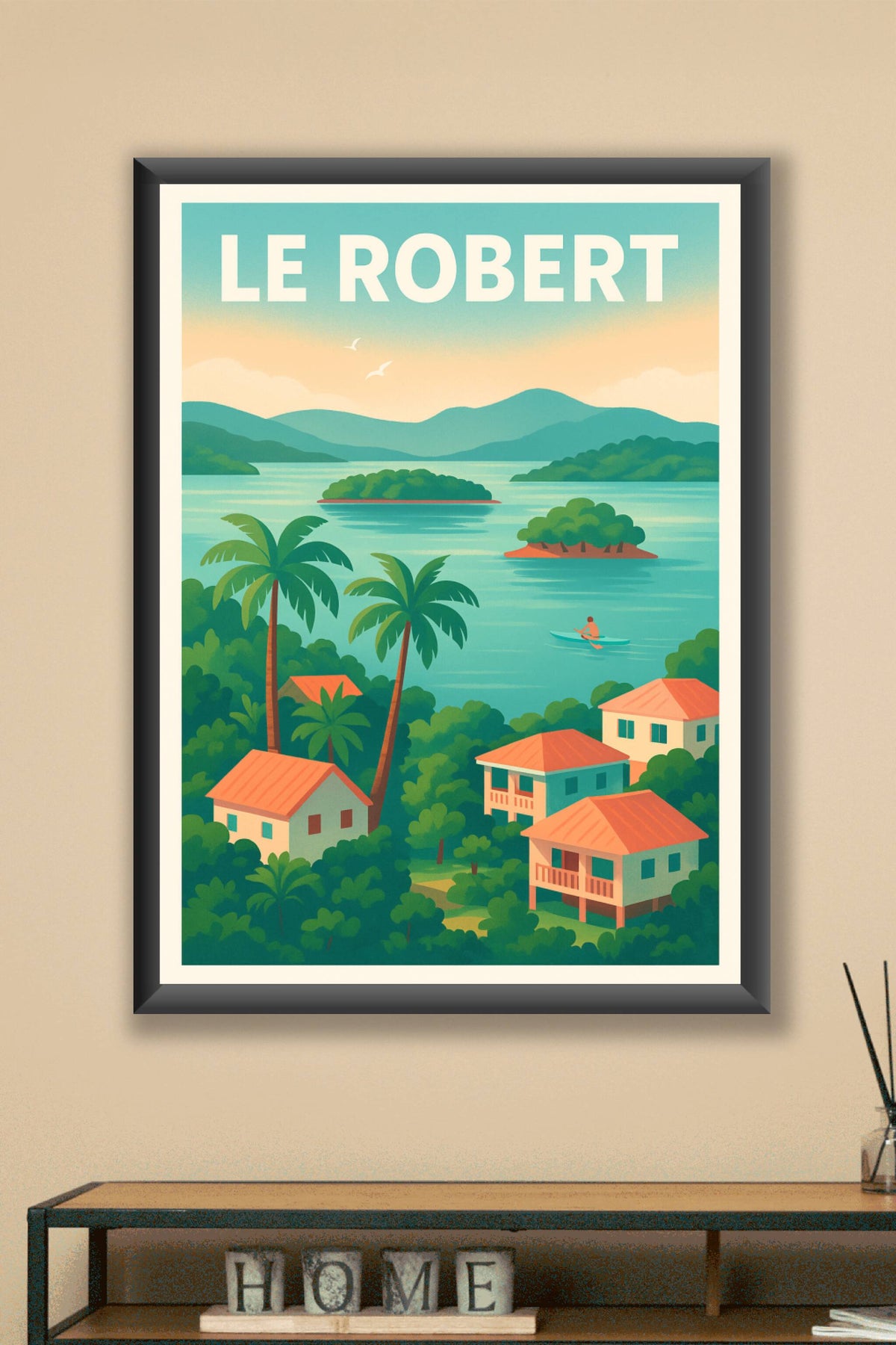 Affiche Le Robert — Évasion tropicale au cœur de la nature · poster d'art de Le Robert