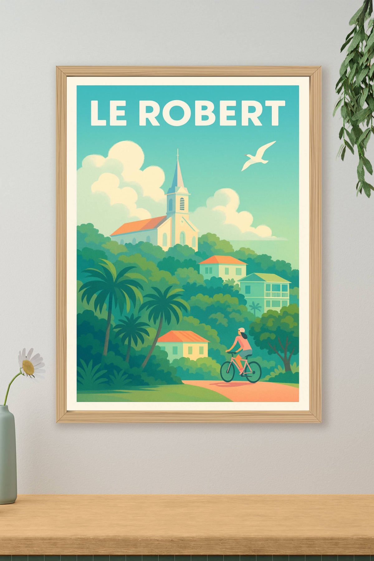 Affiche Le Robert — La douceur de vivre en nature · poster d'art de Le Robert