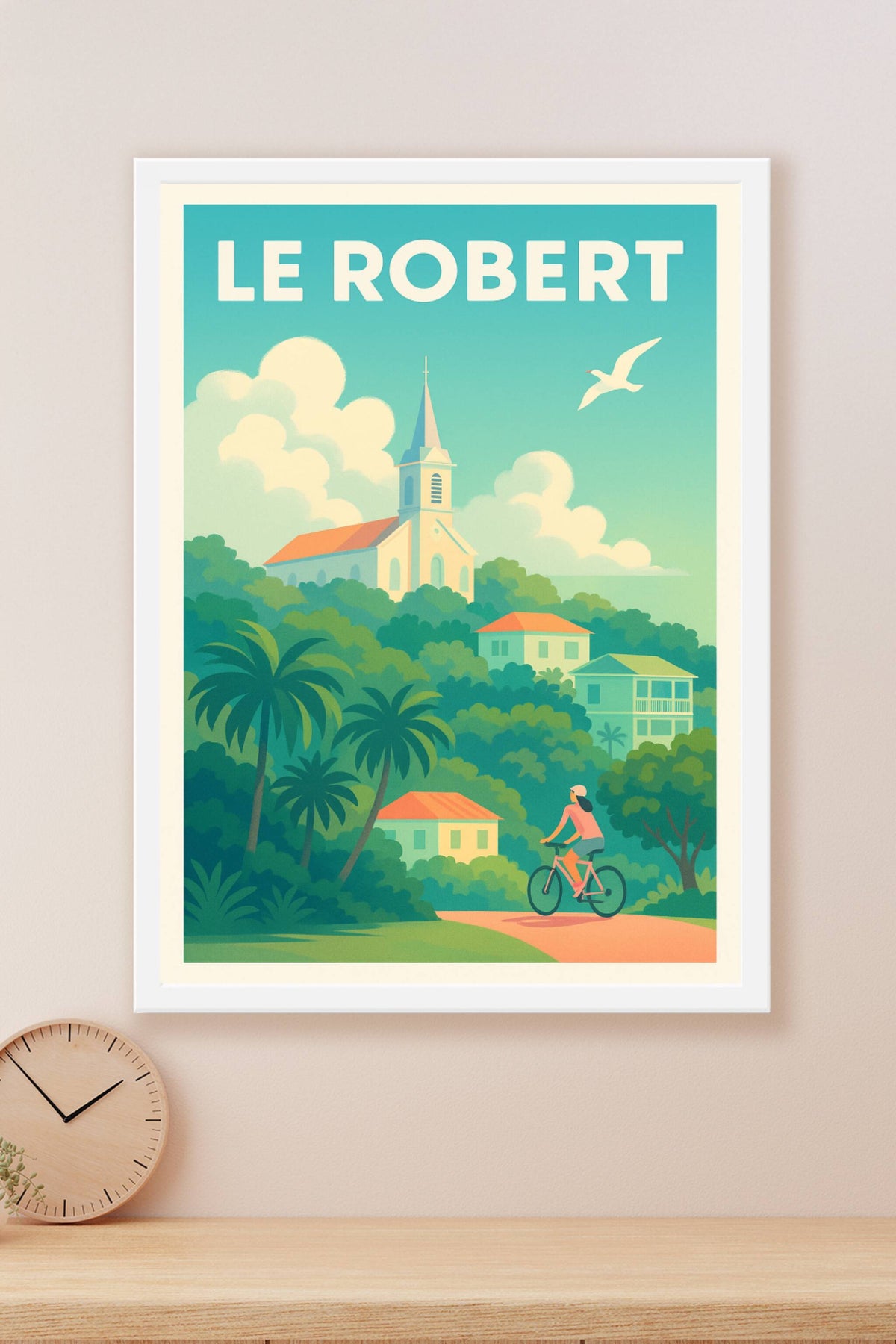 Affiche Le Robert — La douceur de vivre en nature · poster d'art de Le Robert