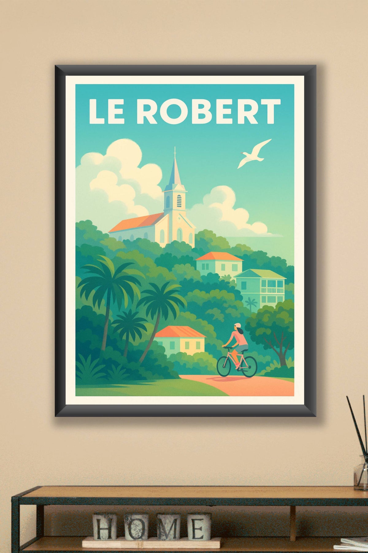 Affiche Le Robert — La douceur de vivre en nature · poster d'art de Le Robert