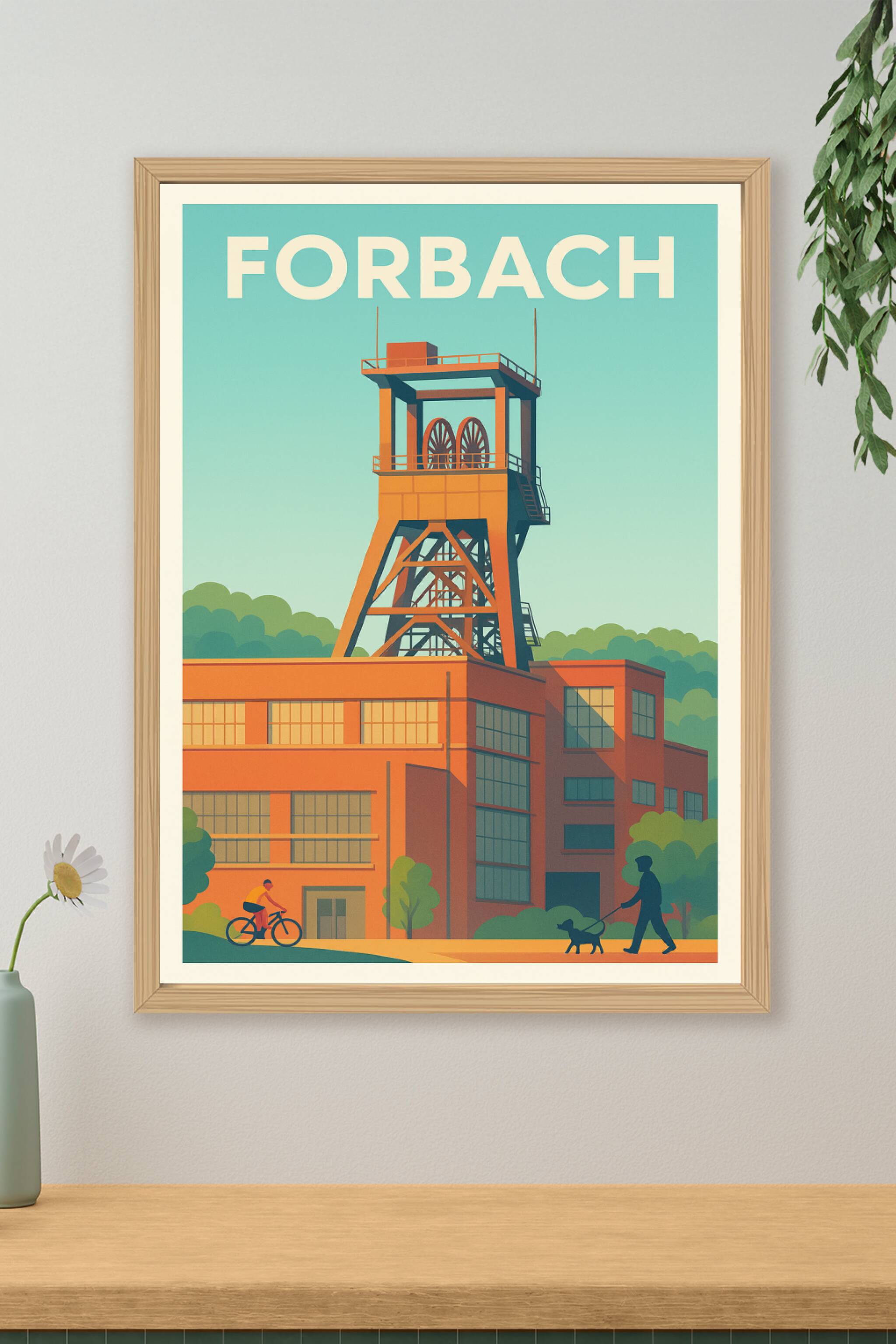 Affiche de Forbach - L'âme industrielle en héritage