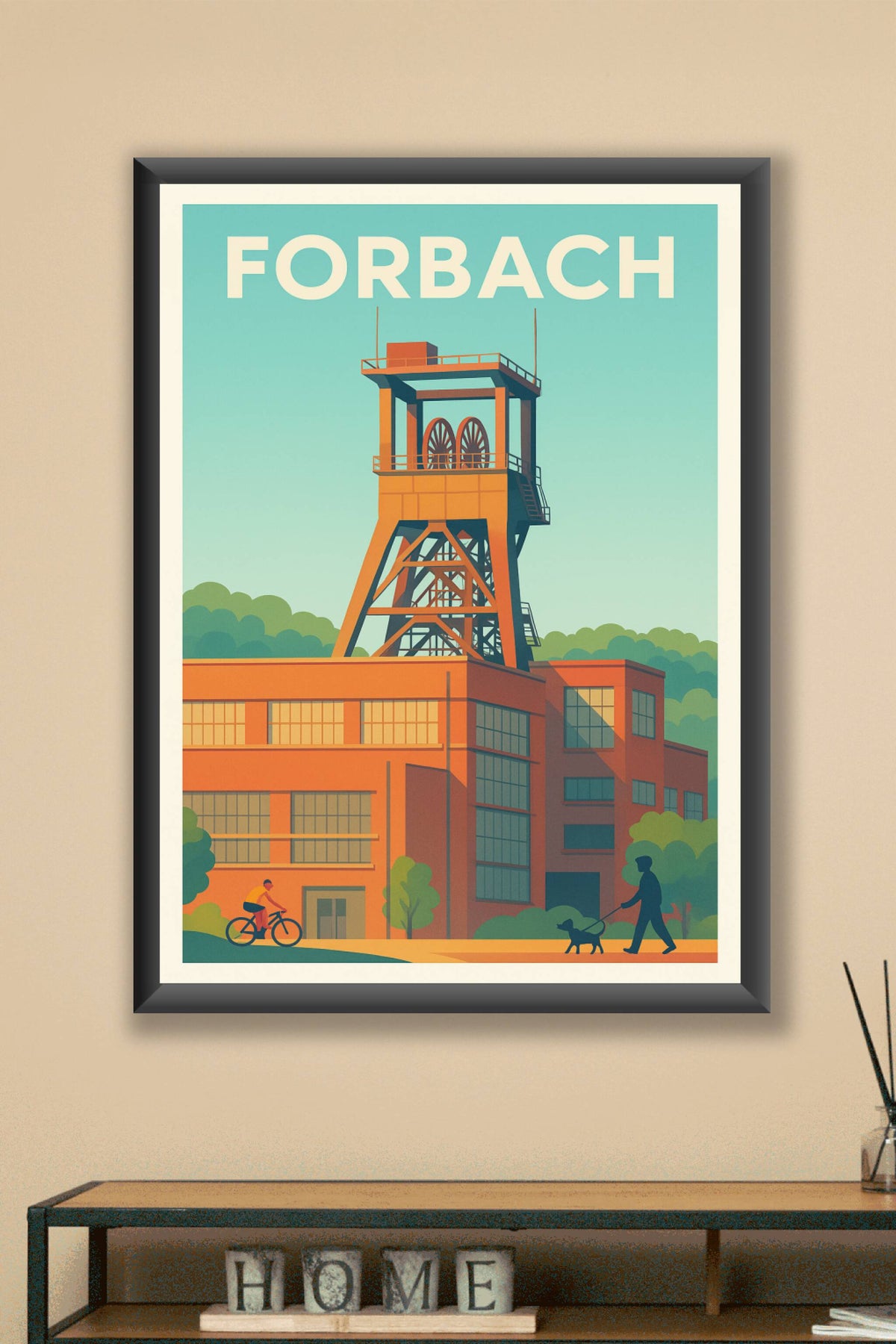 Affiche de Forbach - L'âme industrielle en héritage