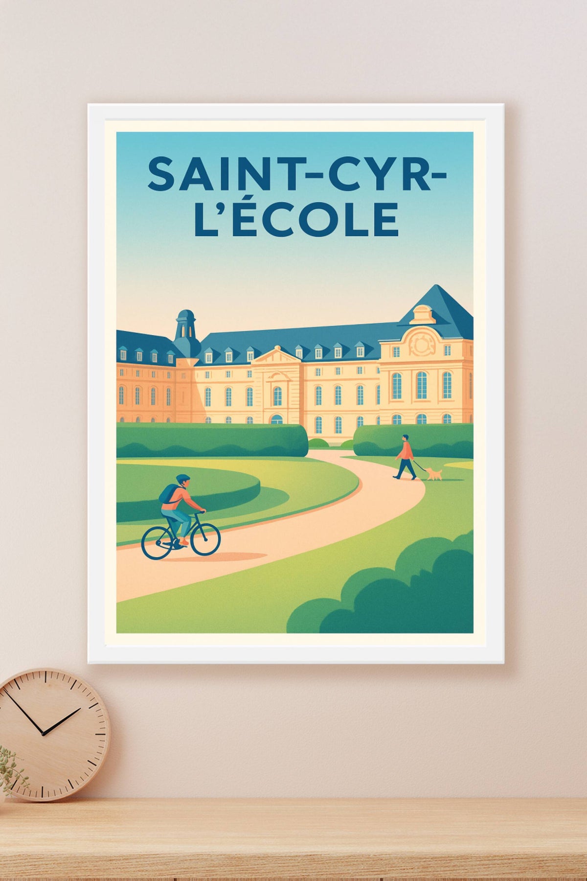 Affiche de Saint-Cyr-l'École - Charme et sérénité au cœur de la ville