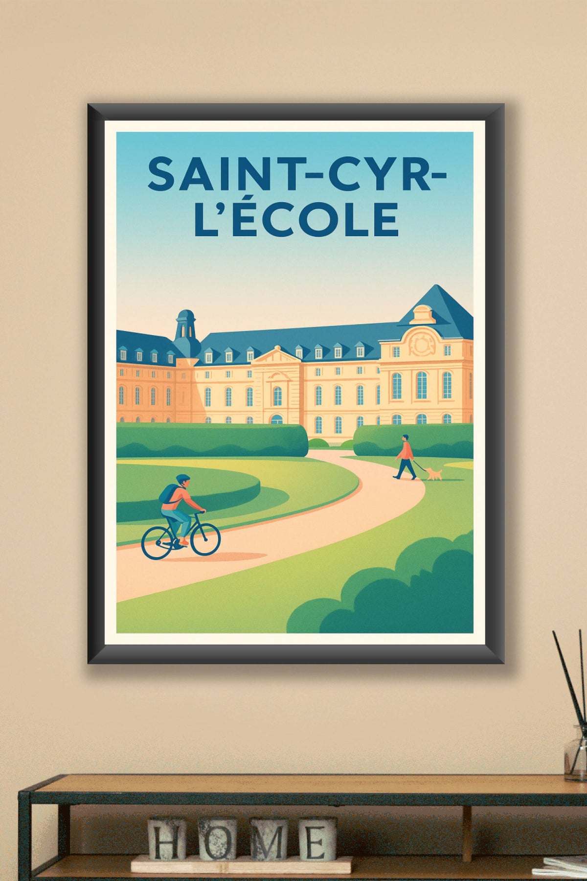 Affiche de Saint-Cyr-l'École - Charme et sérénité au cœur de la ville