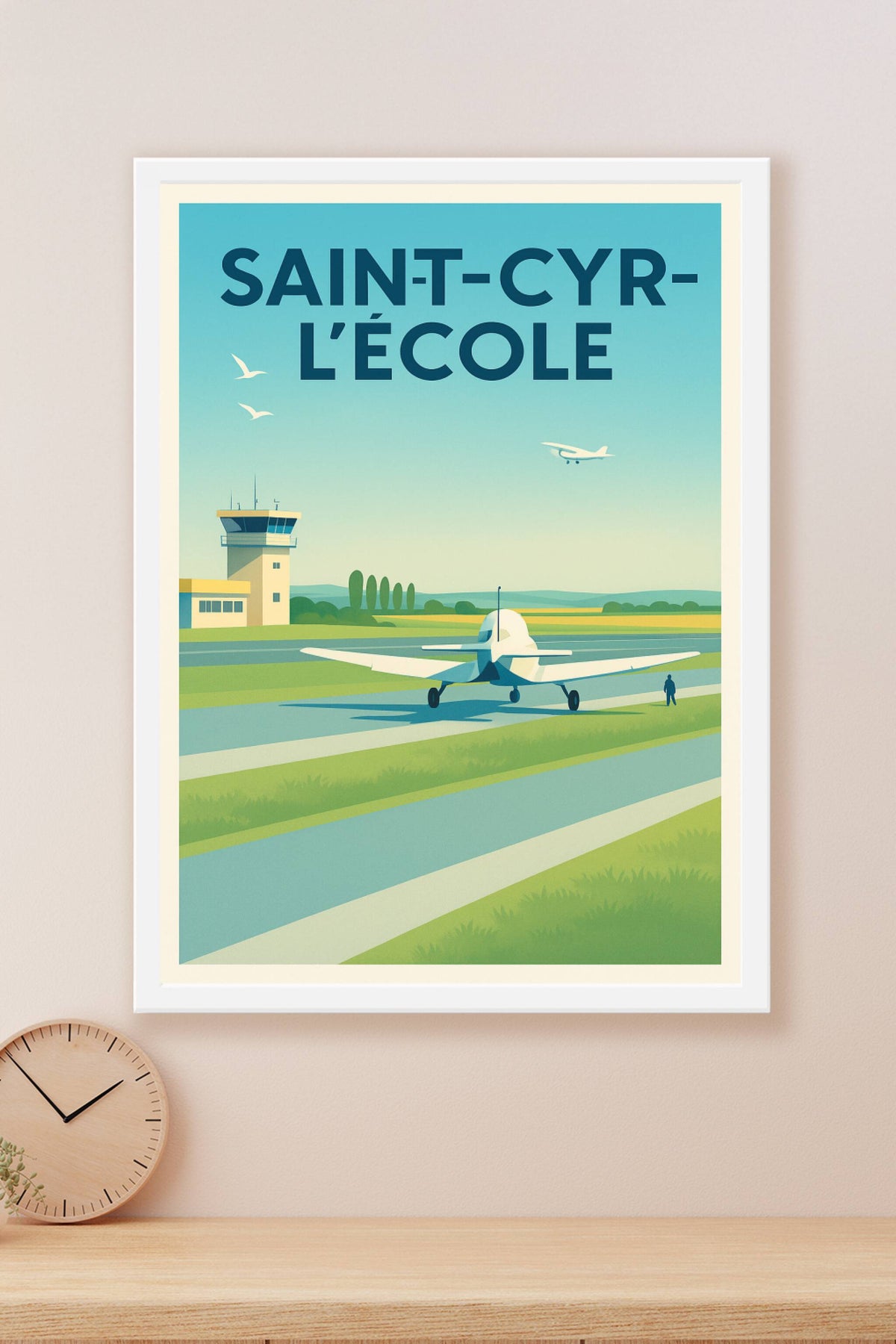 Affiche de Saint-Cyr-l'École - L'envol au cœur de l'aérodrome