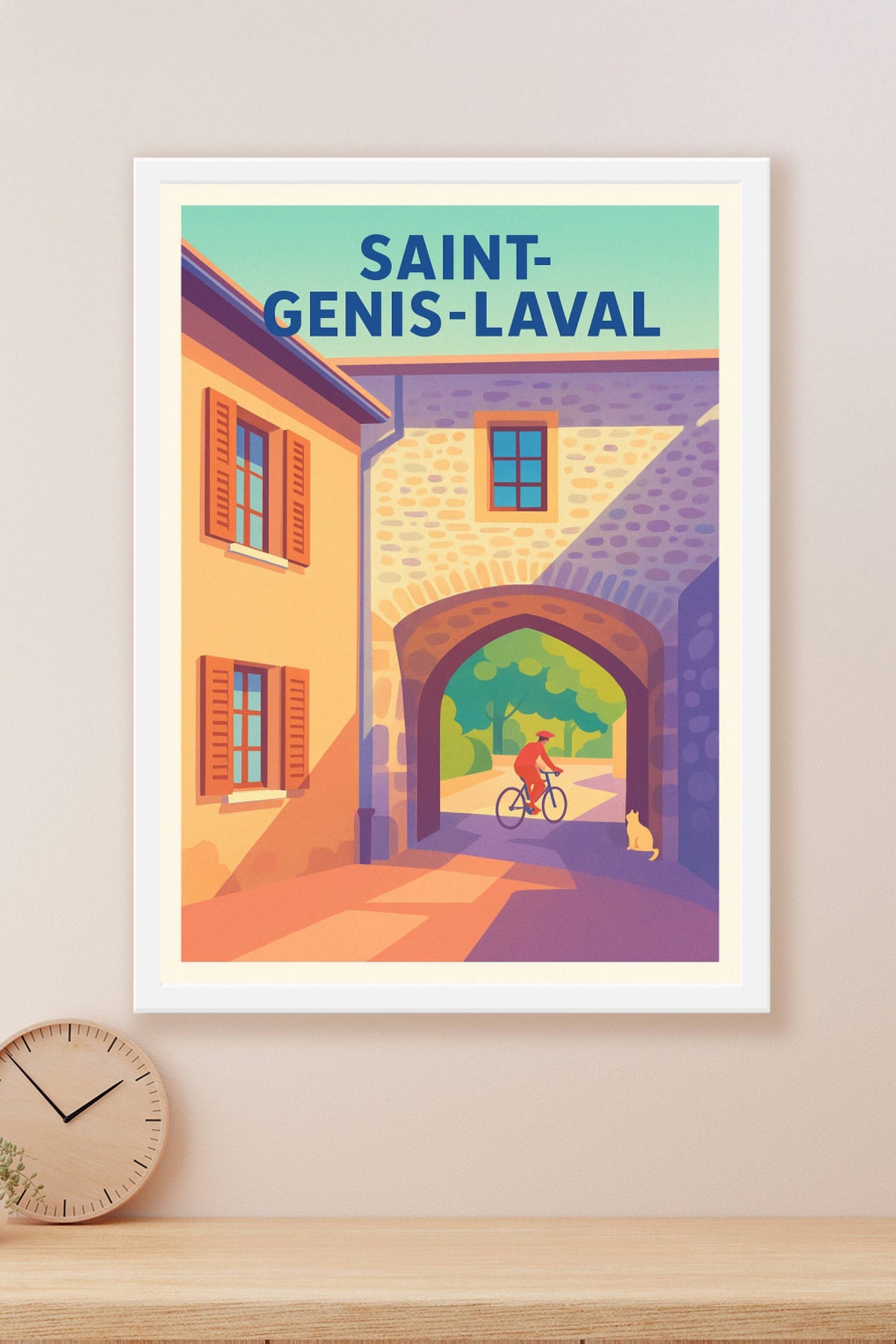 Affiche de Saint-Genis-Laval - Découvrez le charme authentique