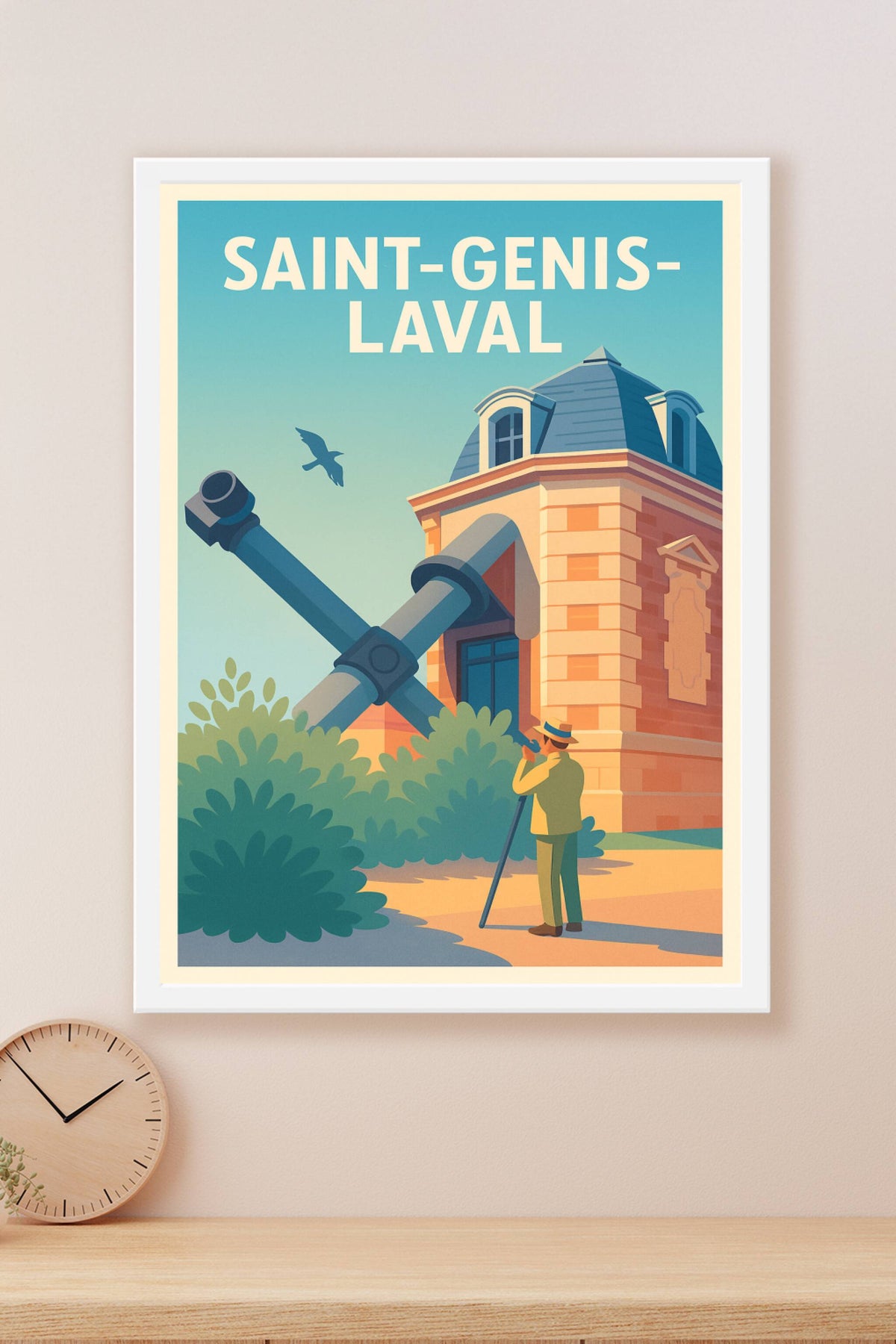 Affiche de Saint-Genis-Laval - Exploration et Patrimoine historique