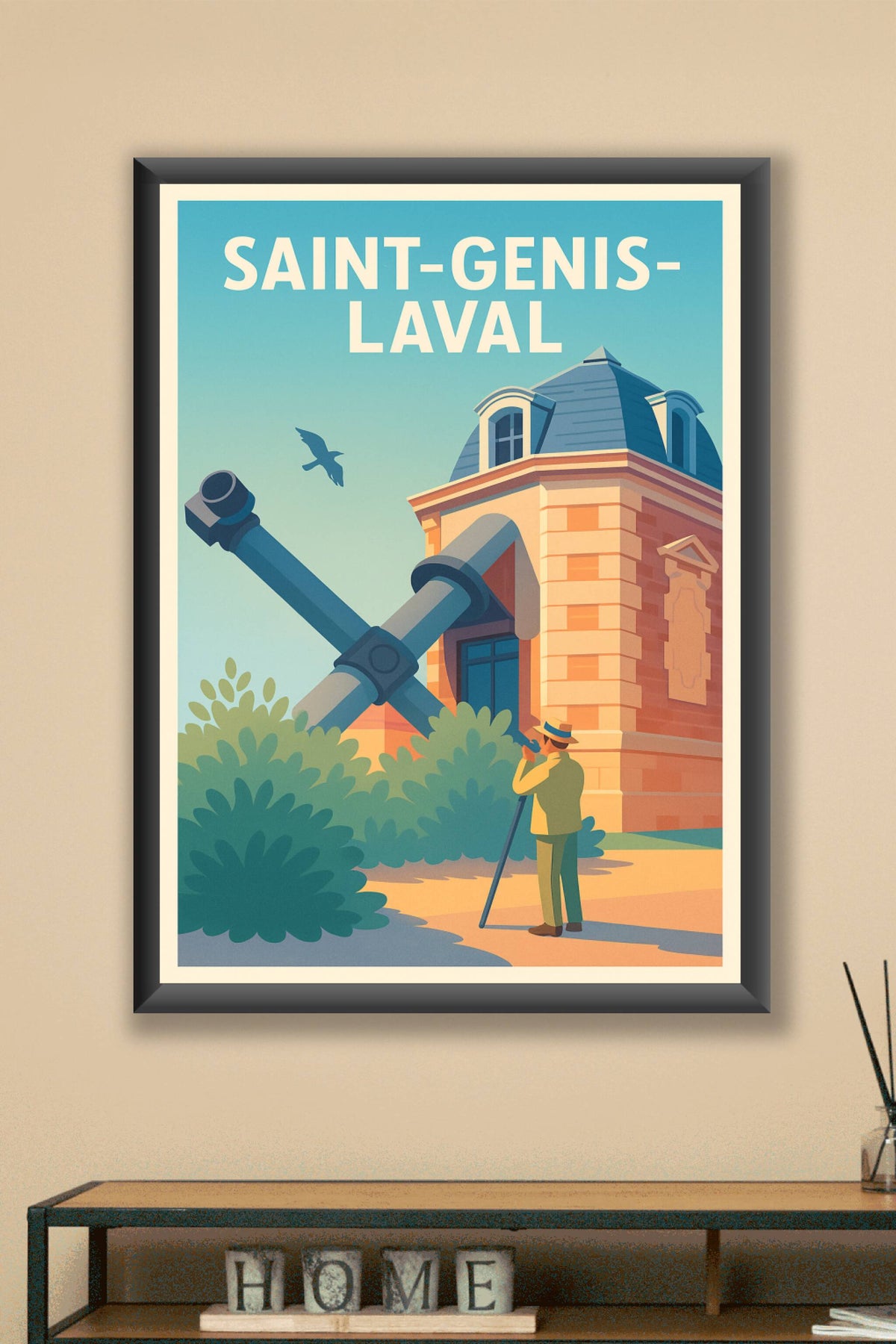 Affiche de Saint-Genis-Laval - Exploration et Patrimoine historique