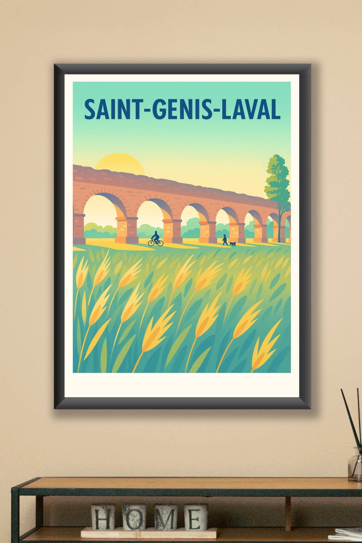 Affiche de Saint-Genis-Laval - Évasion bucolique au pont romain