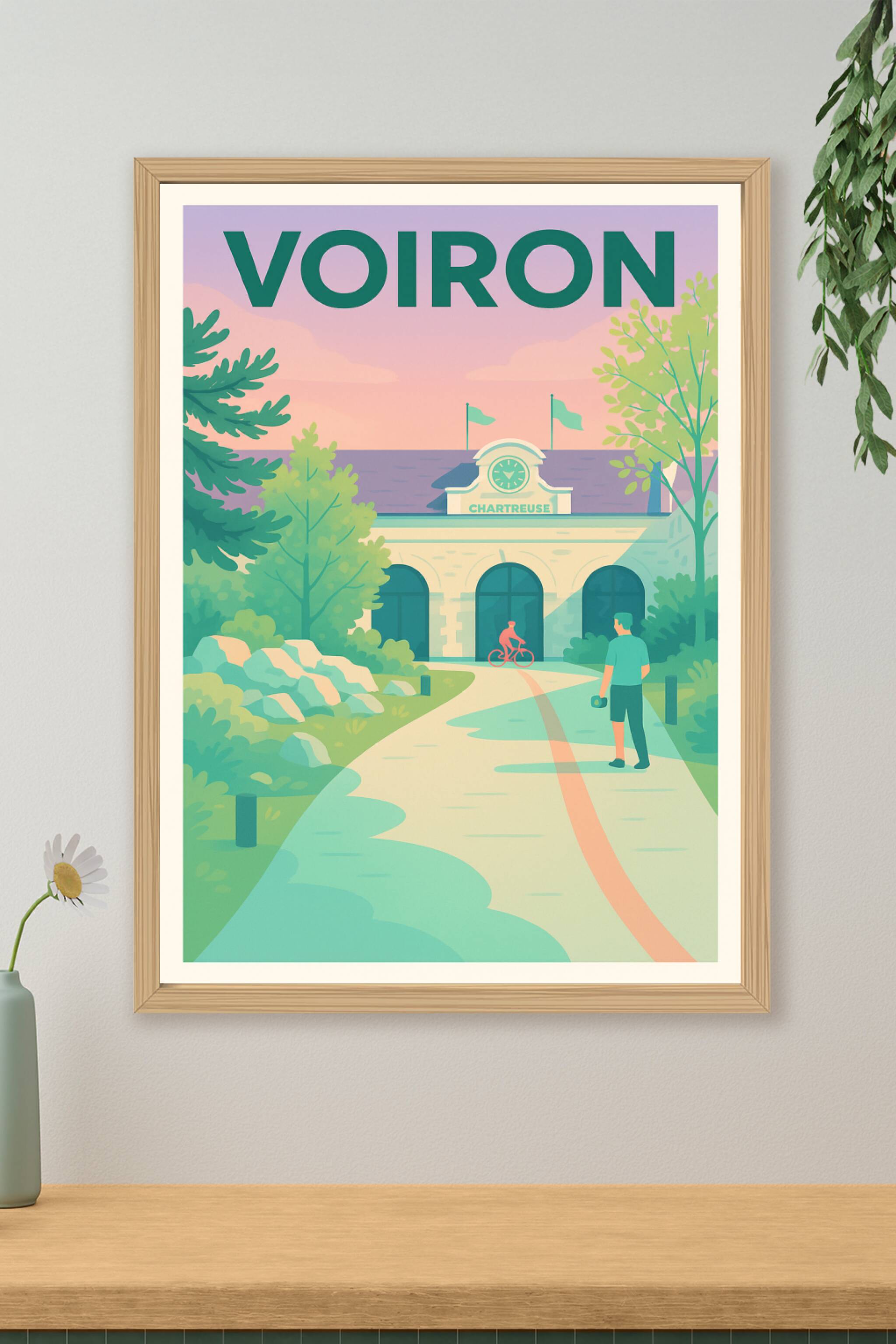 Affiche de Voiron - L'Entrée de la Chartreuse en Douceur