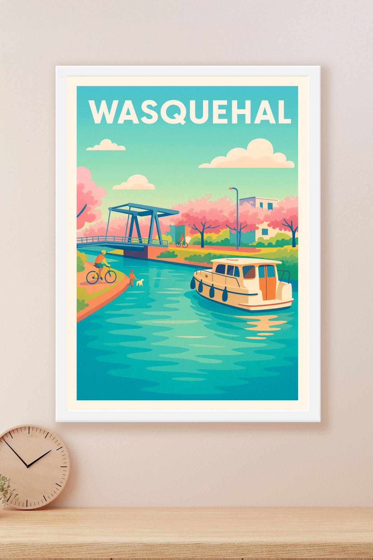 Affiche de Wasquehal - Évasion au fil de l'eau