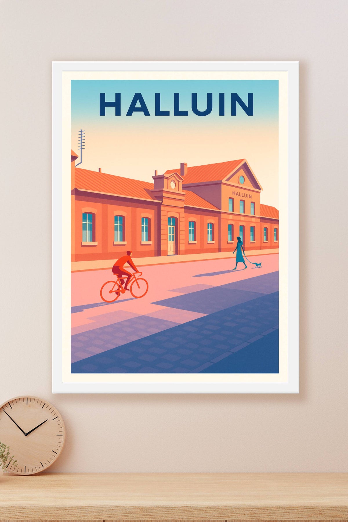 Affiche de Halluin - Charme et Sérénité en Douceur