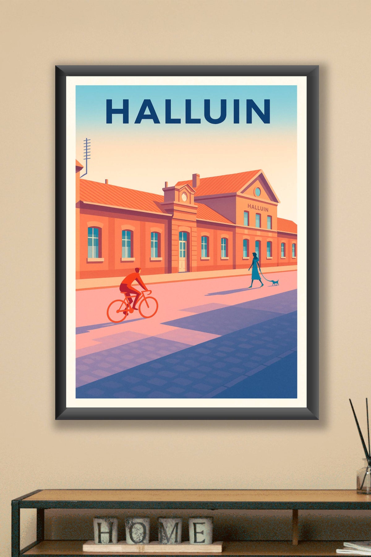 Affiche de Halluin - Charme et Sérénité en Douceur