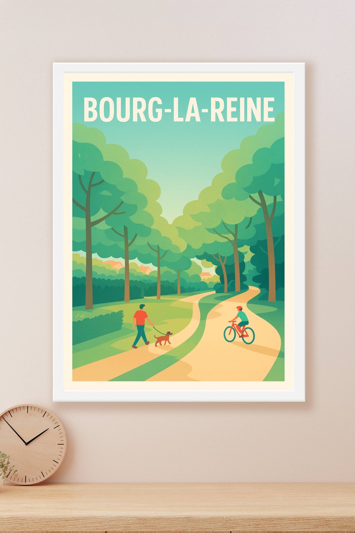 Affiche de Bourg-la-Reine - Promenade au cœur de la nature