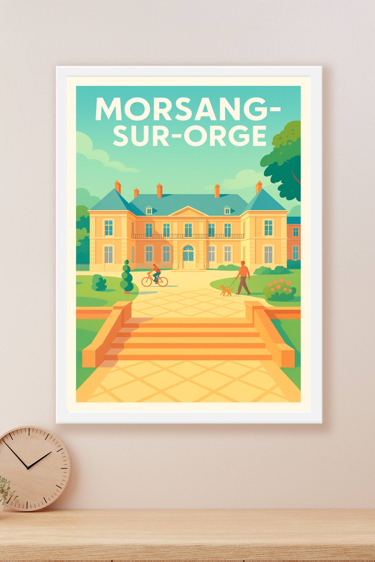Affiche de Morsang-sur-Orge - Charme et douceur de vivre à la française