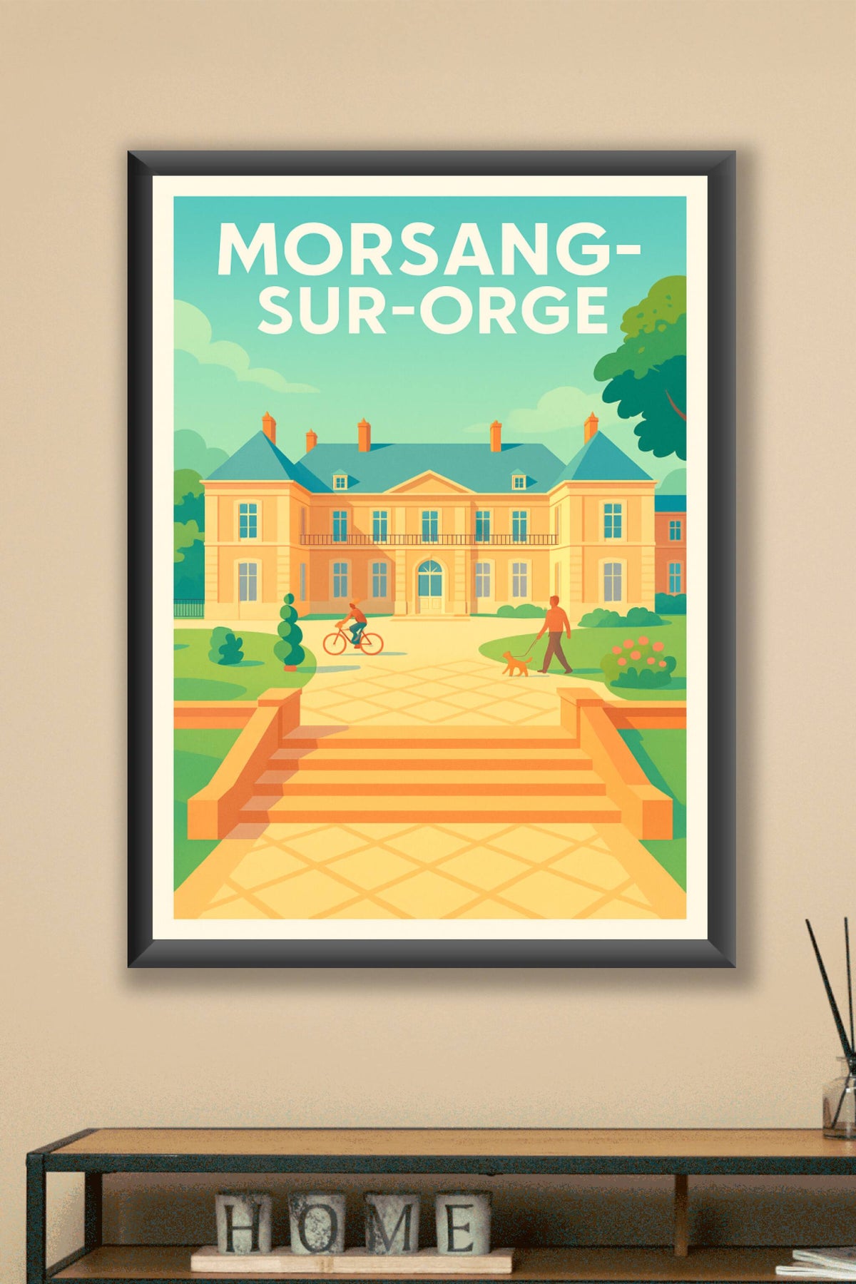 Affiche de Morsang-sur-Orge - Charme et douceur de vivre à la française