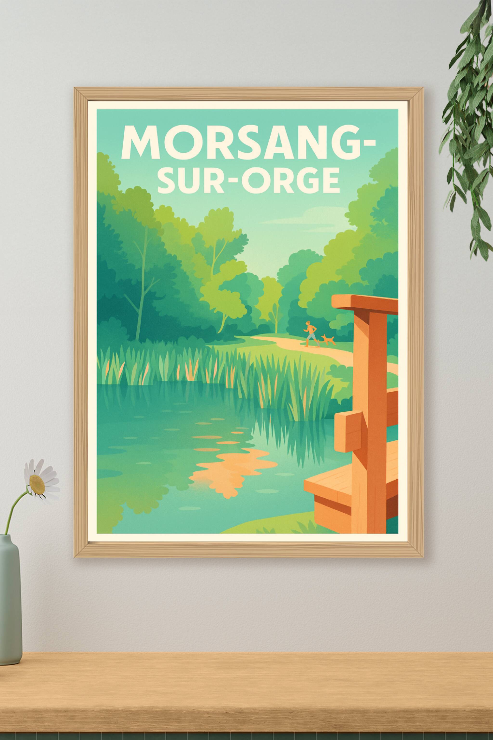 Affiche de Morsang-sur-Orge - Sérénité au fil de l'eau