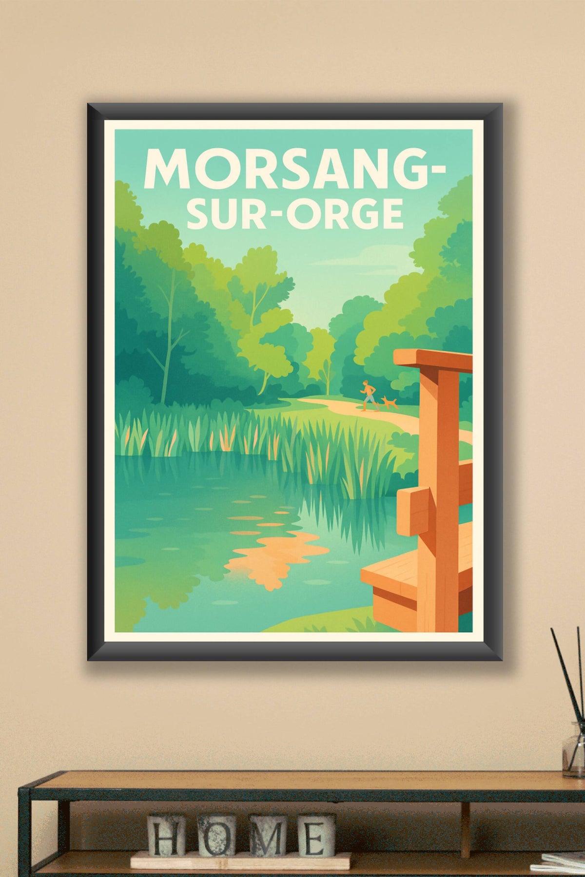 Affiche de Morsang-sur-Orge - Sérénité au fil de l'eau