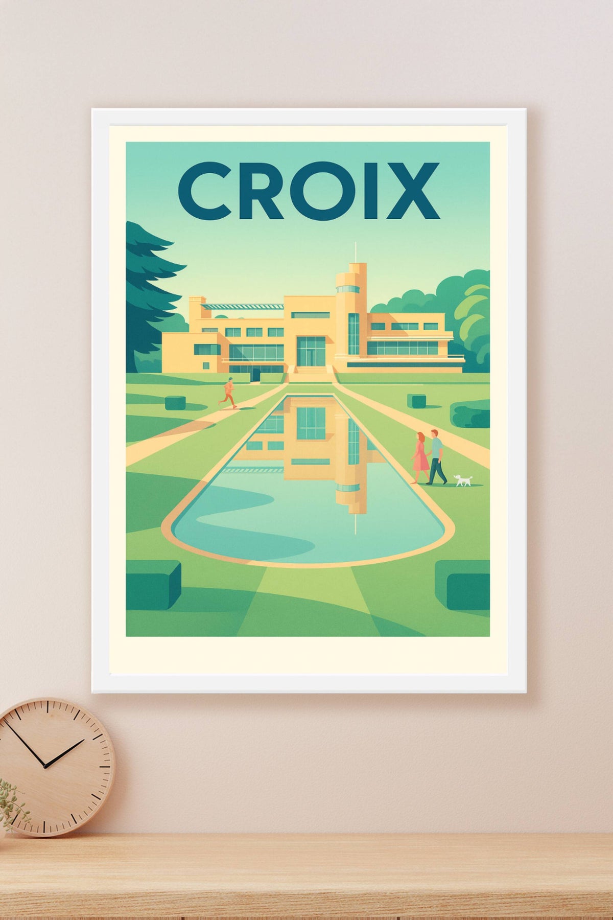 Affiche de Croix - Élégance et sérénité architecturale