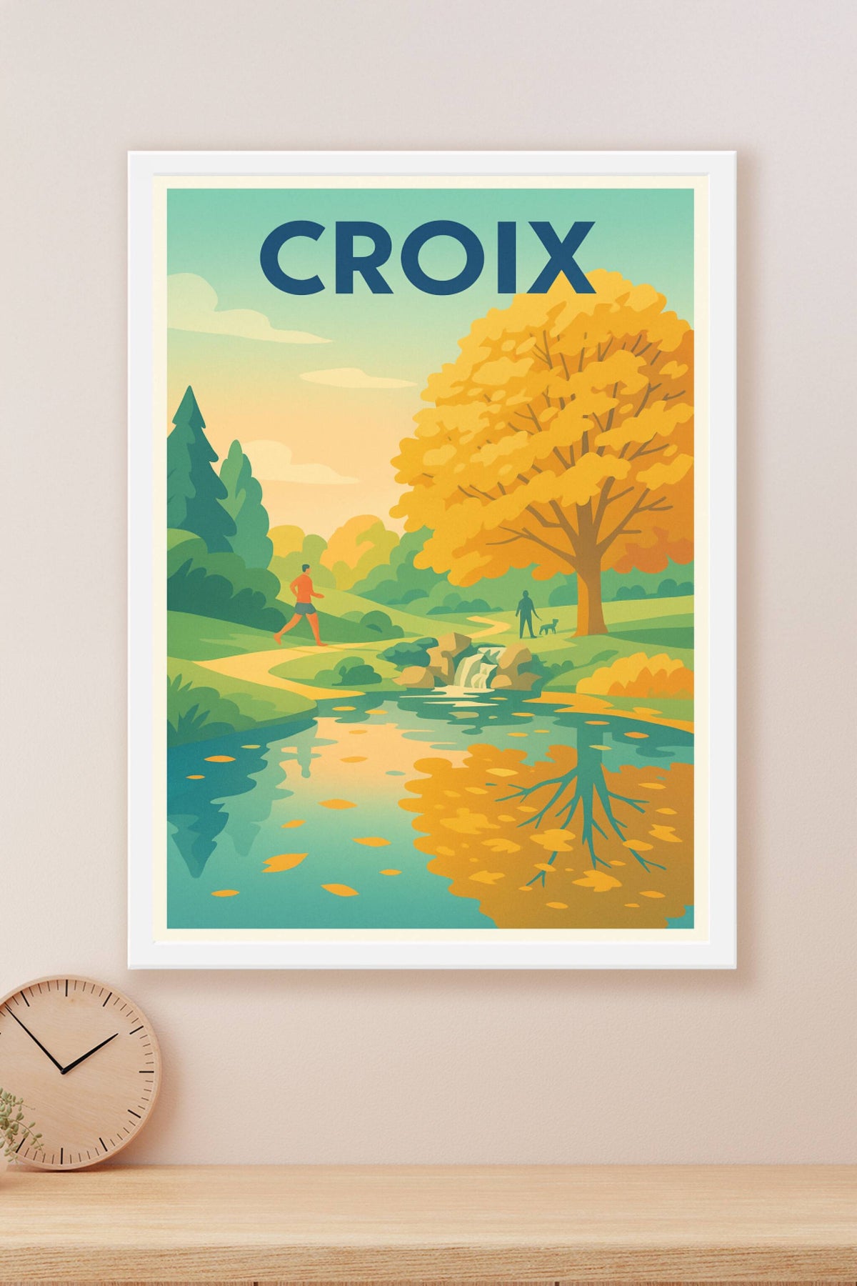 Affiche de Croix - Évasion nature au fil de l'eau
