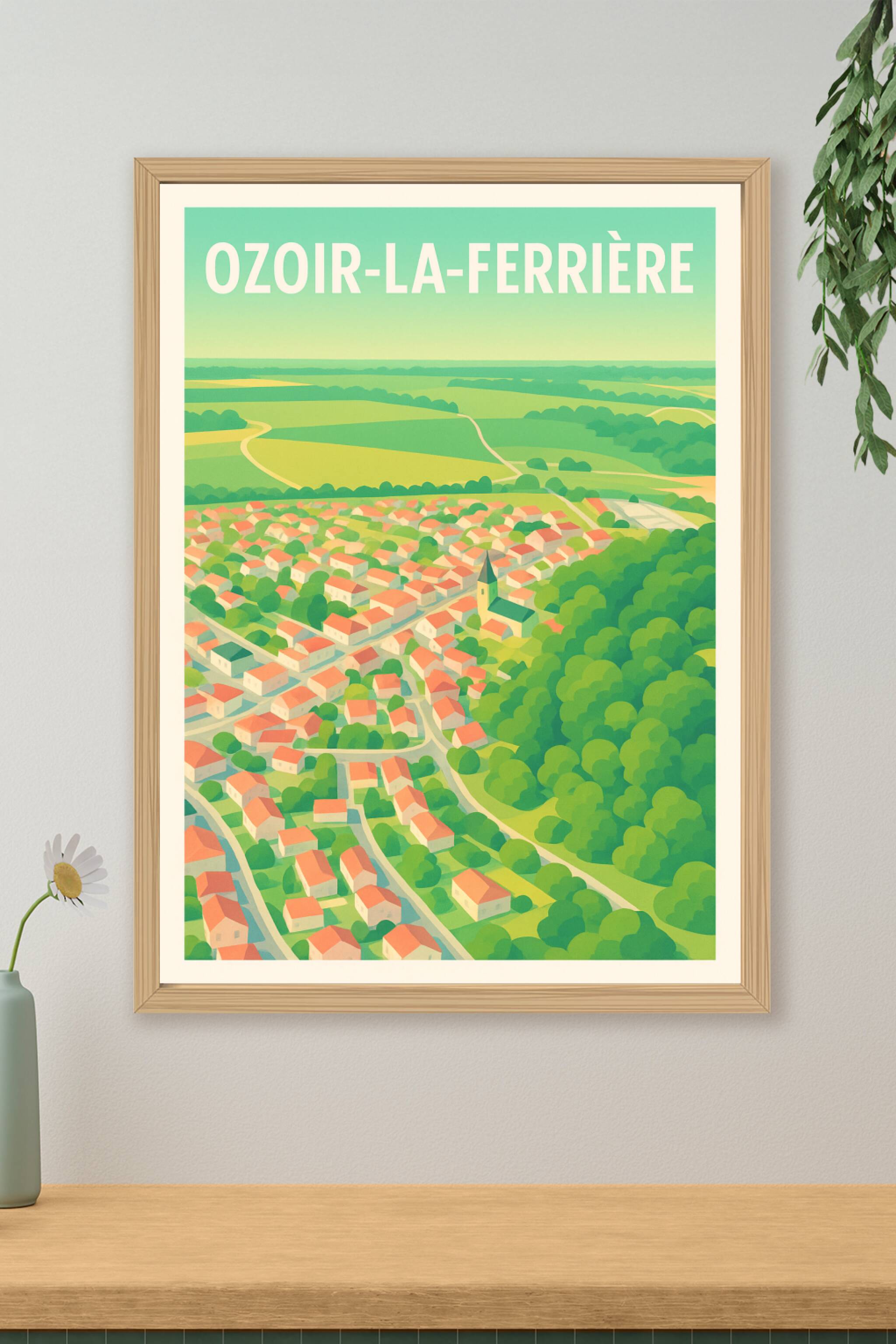 Affiche de Ozoir-la-Ferrière - Un havre de verdure paisible