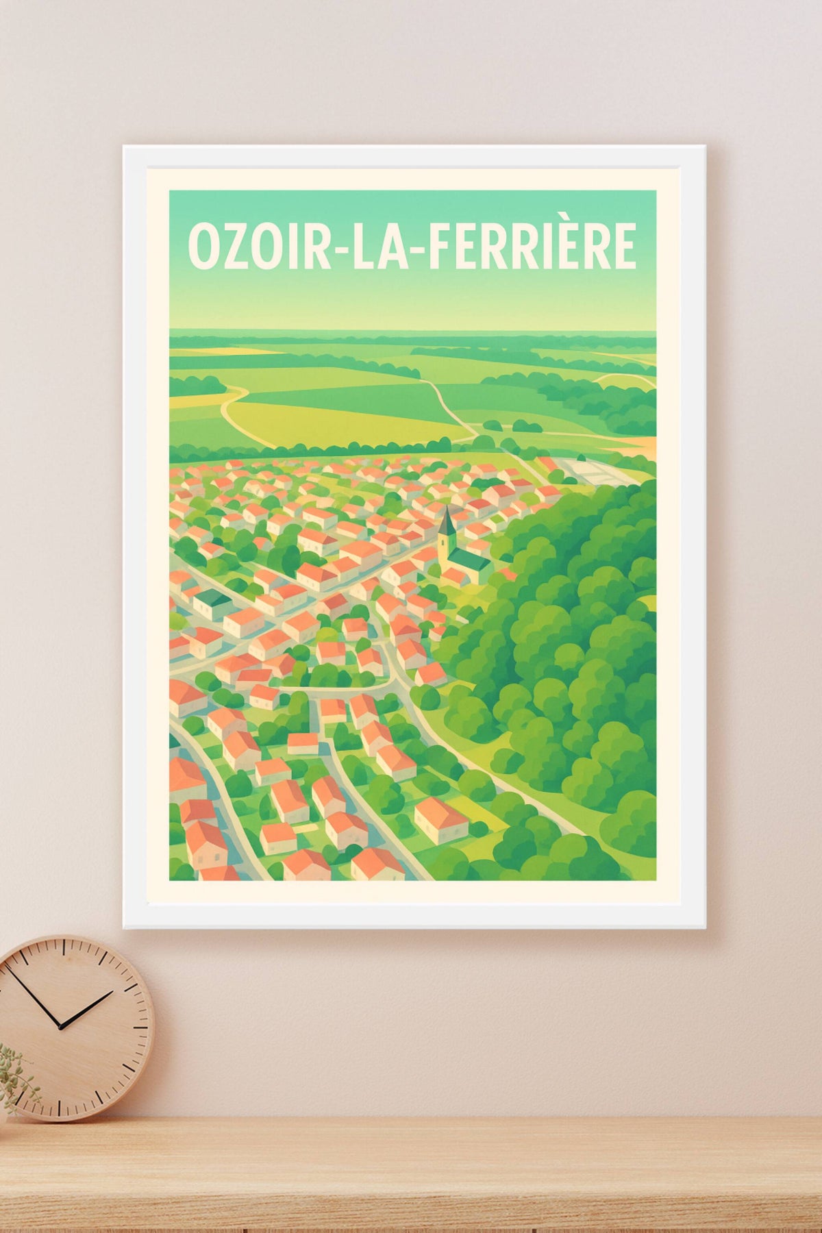 Affiche de Ozoir-la-Ferrière - Un havre de verdure paisible