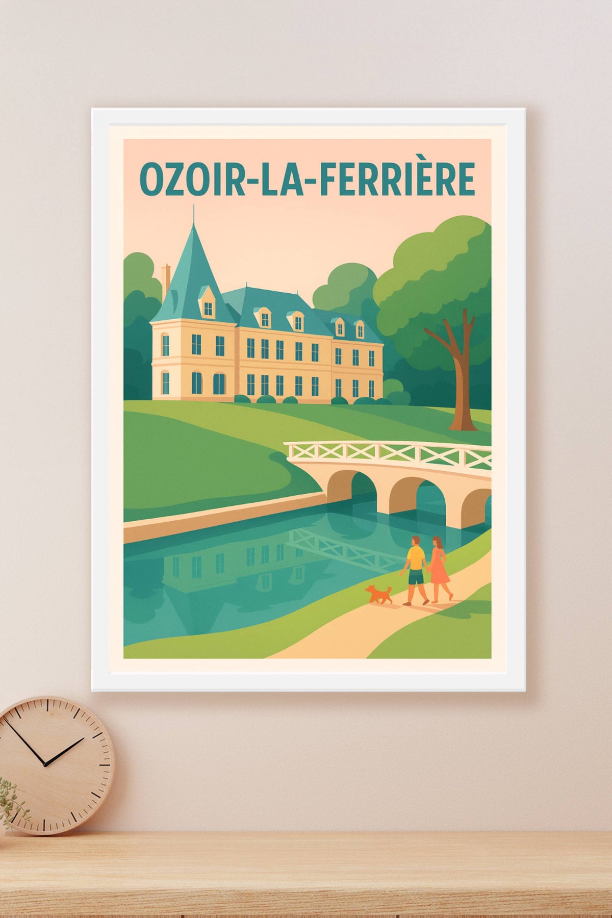 Affiche de Ozoir-la-Ferrière - Une promenade paisible au cœur du parc