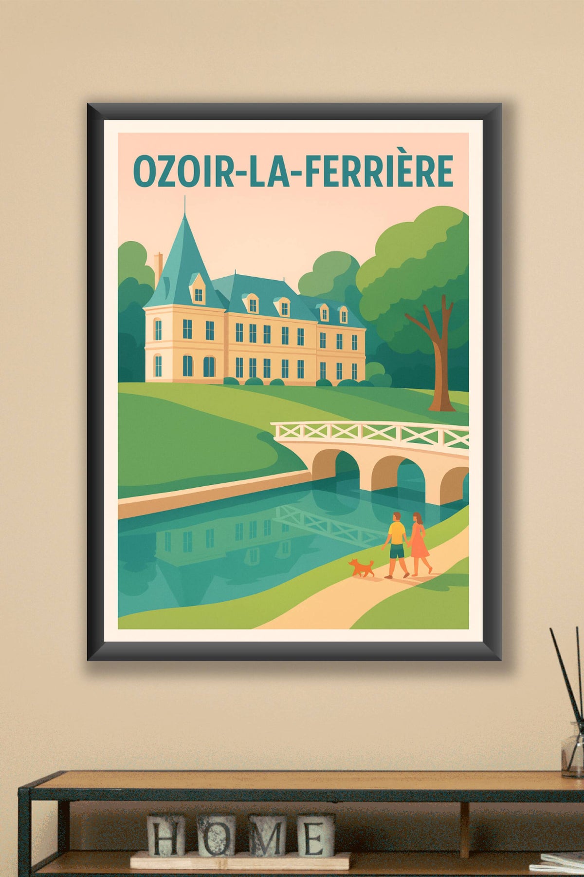 Affiche de Ozoir-la-Ferrière - Une promenade paisible au cœur du parc