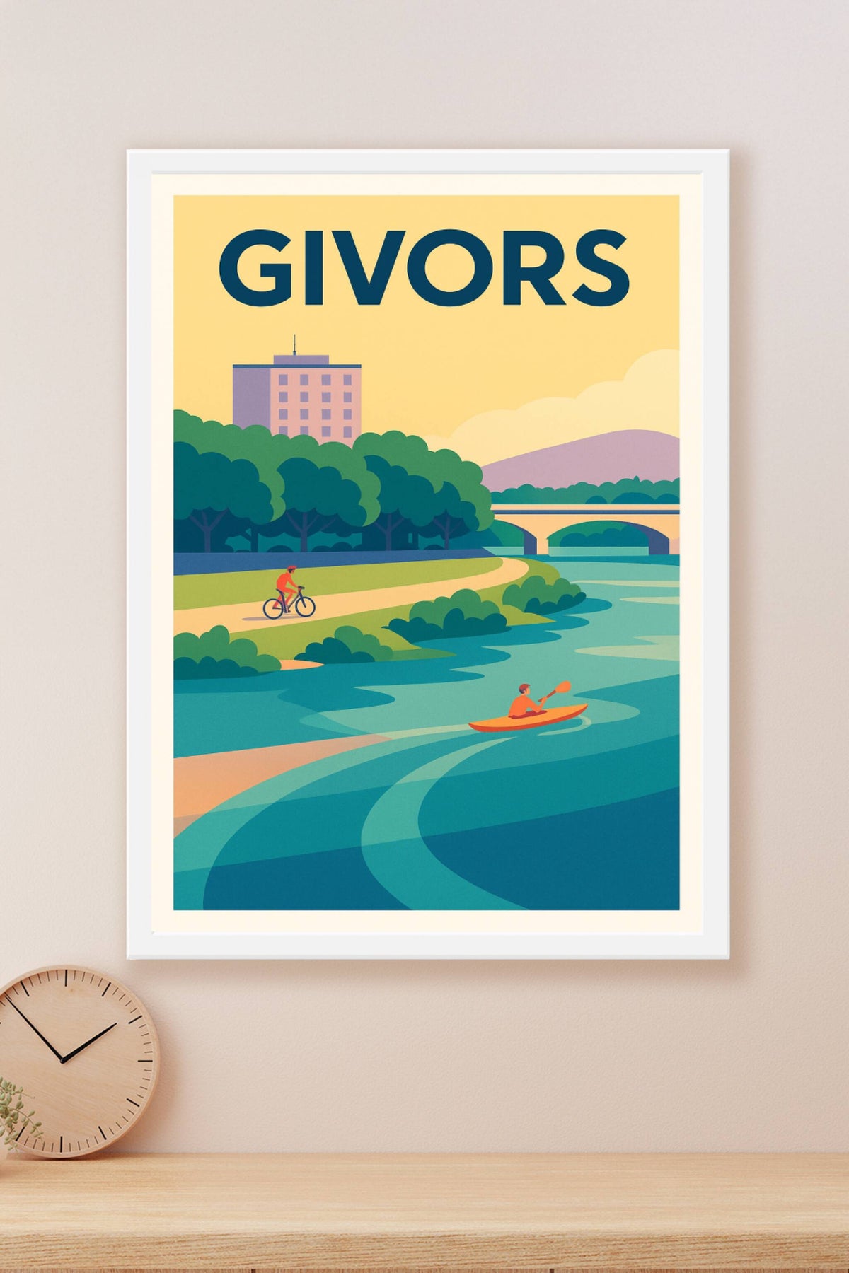 Affiche de Givors - Escapade nature au fil de l'eau