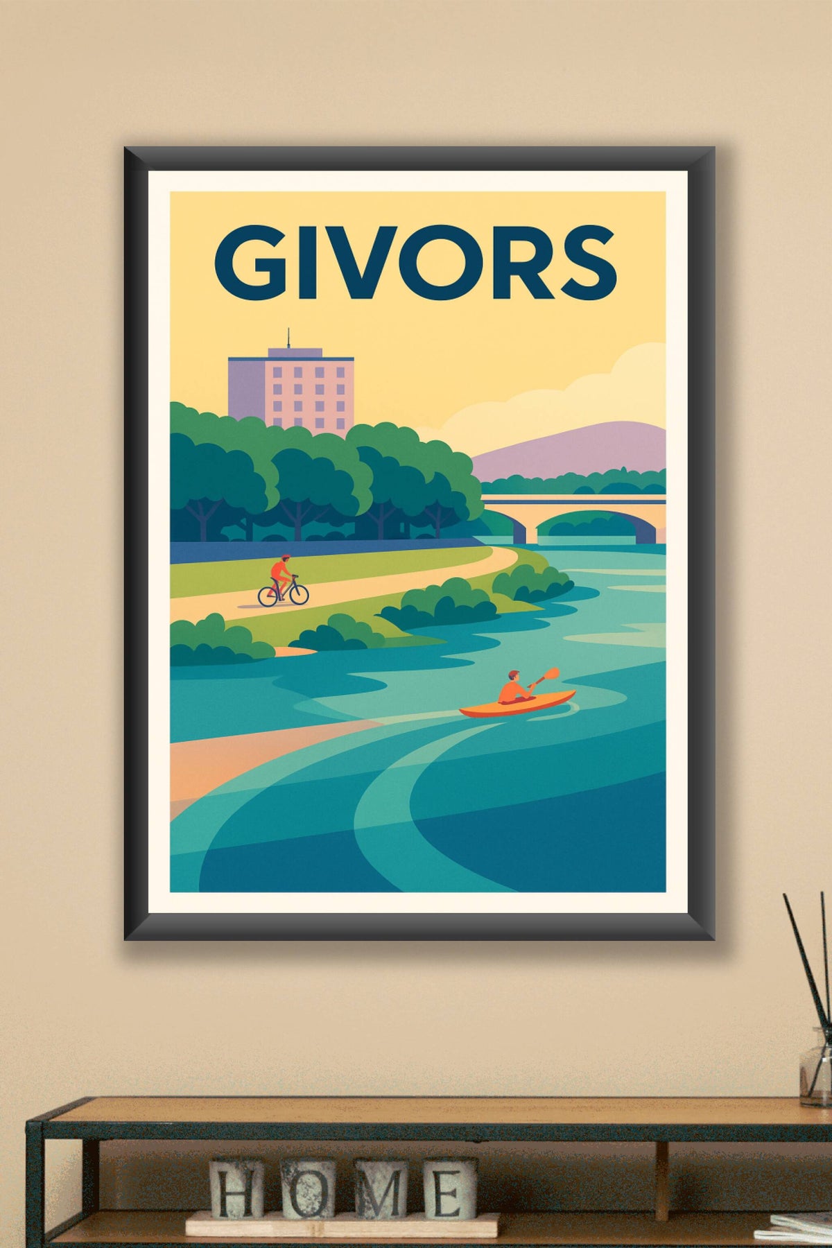 Affiche de Givors - Escapade nature au fil de l'eau