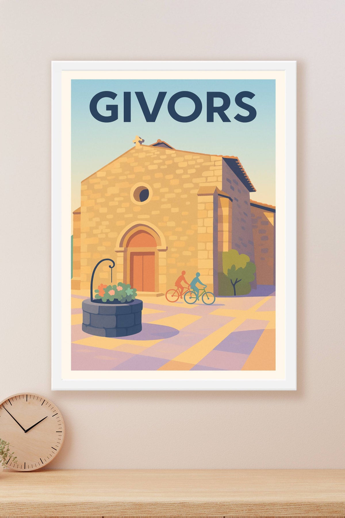 Affiche de Givors - Charme paisible et chaleur du Sud