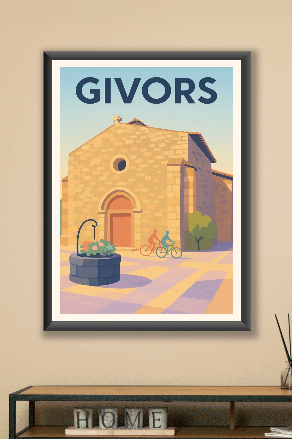 Affiche de Givors - Charme paisible et chaleur du Sud