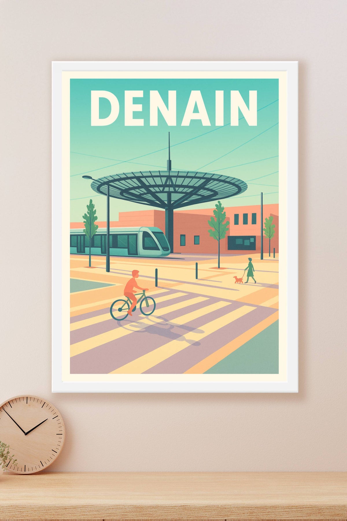 Affiche de Denain - Modernité et dynamisme urbain