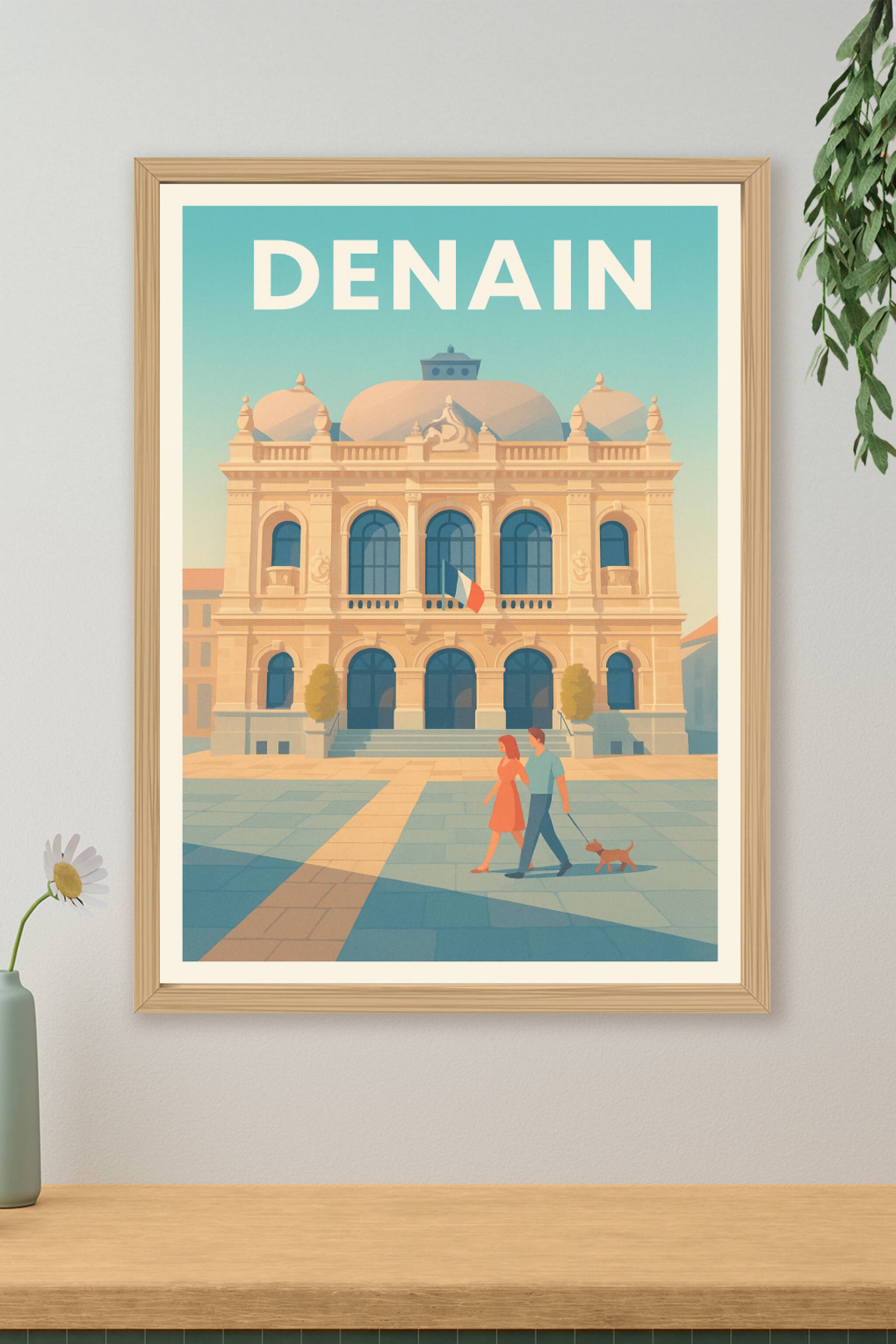 Affiche de Denain - Élégance et patrimoine au cœur de la ville