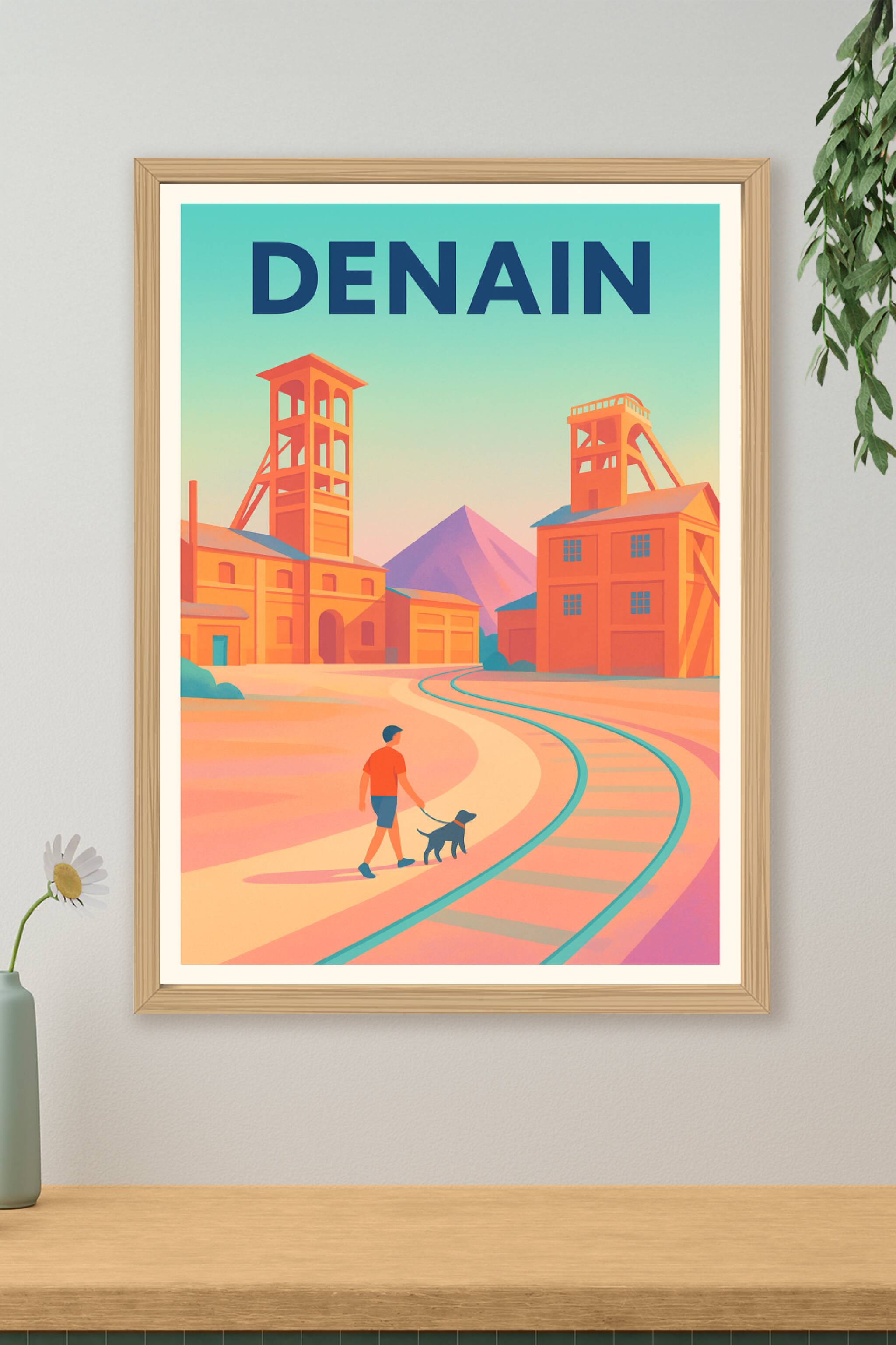 Affiche de Denain - Promenade au cœur du patrimoine industriel
