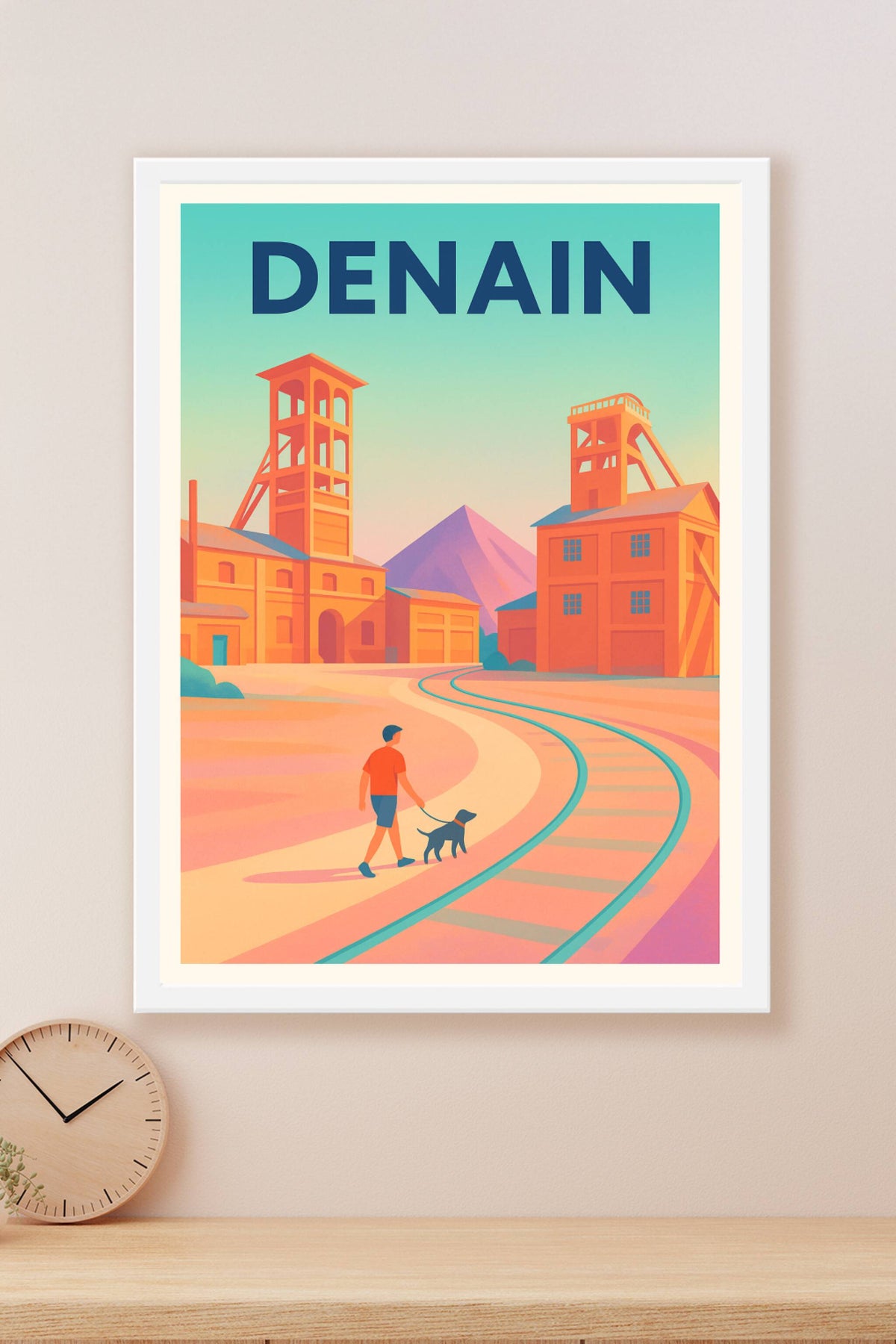Affiche de Denain - Promenade au cœur du patrimoine industriel