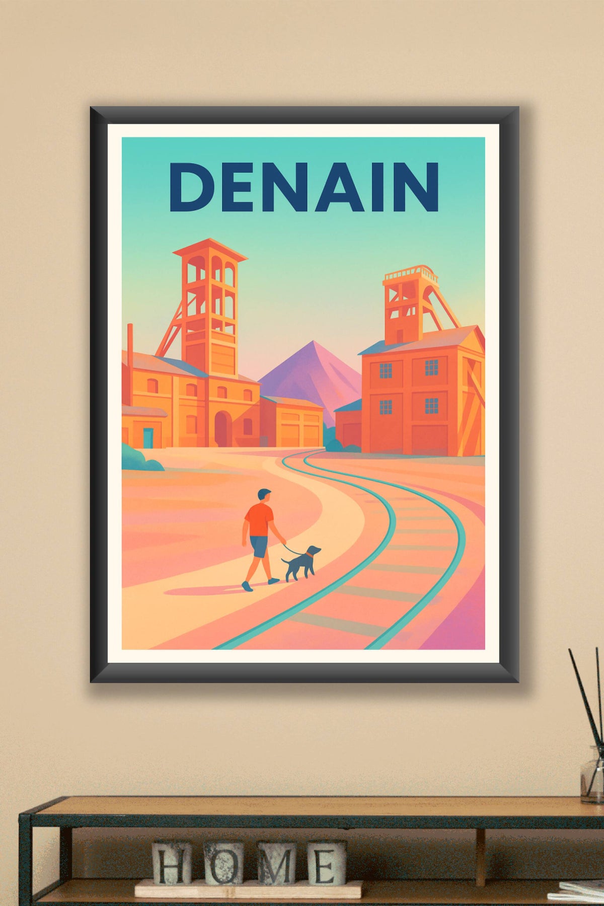 Affiche de Denain - Promenade au cœur du patrimoine industriel