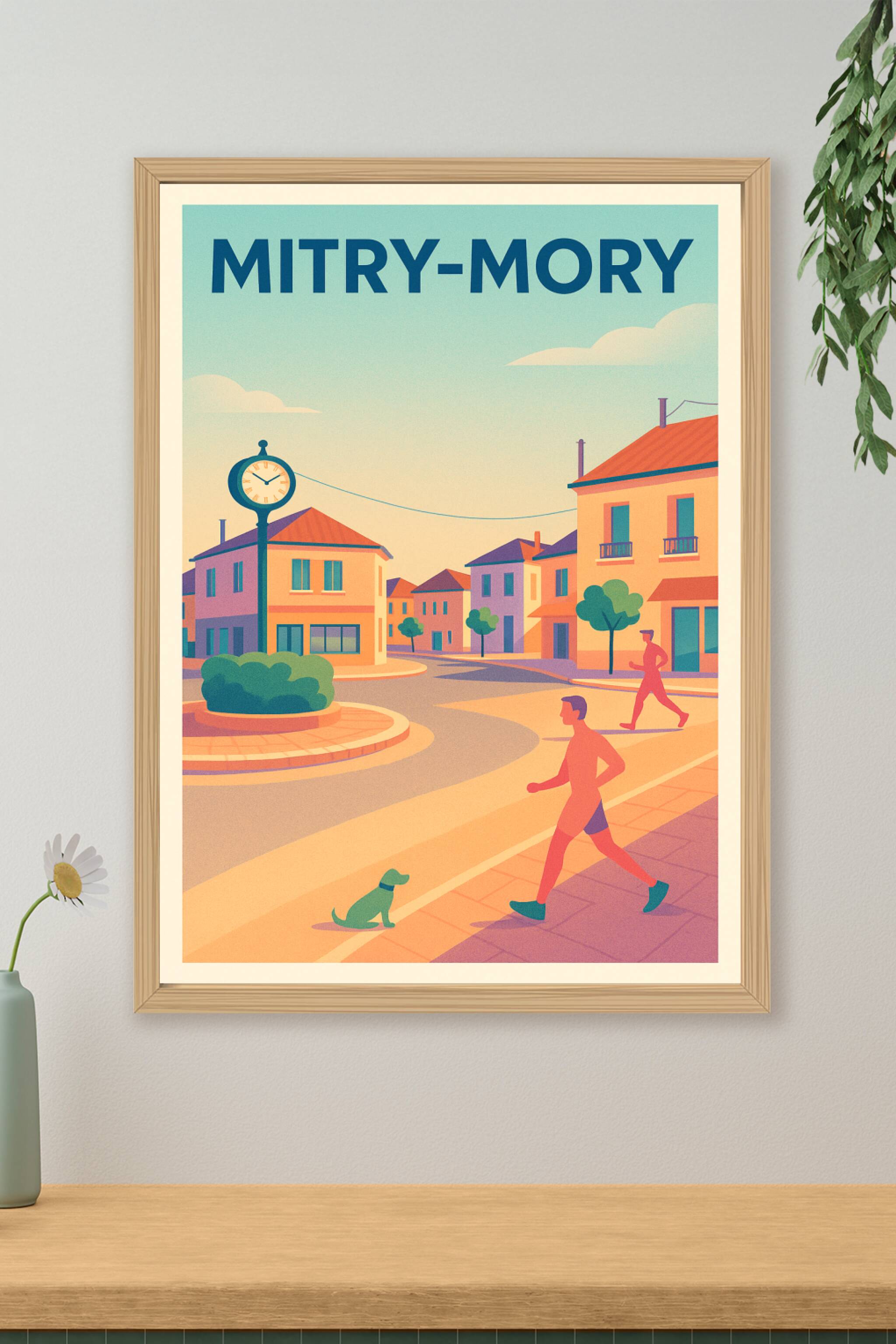 Affiche de Mitry-Mory - L'Art de la Promenade Matinale